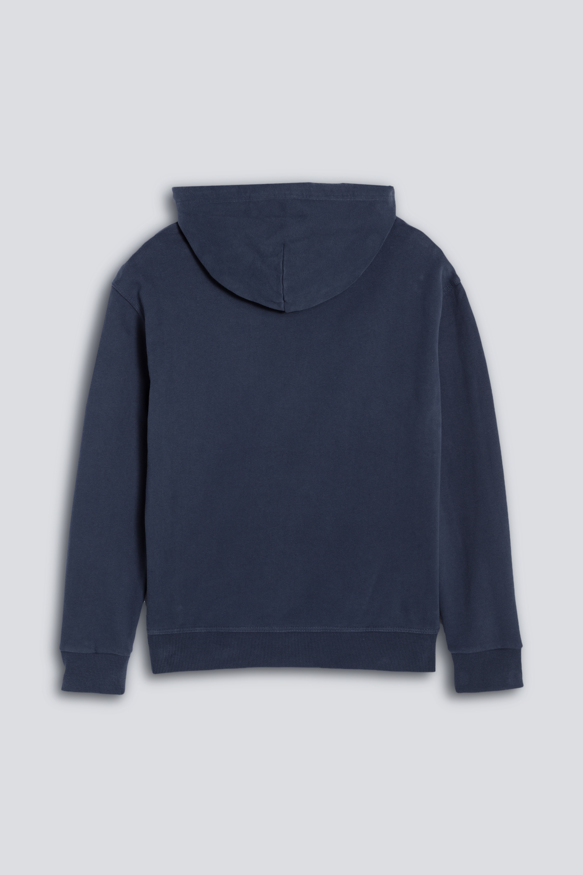 Sweatshirt met hoodie Blue Nights Serie Soft Felpa Achteraanzicht | mey®