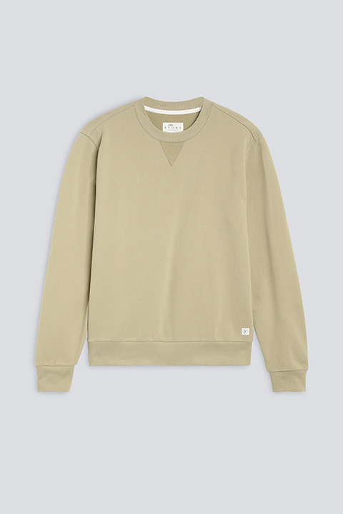 Sweatshirt Serie Felpa Cotone Front View | mey®