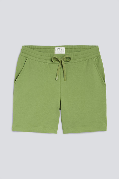 Track shorts Serie Felpa Stretch Front View | mey®