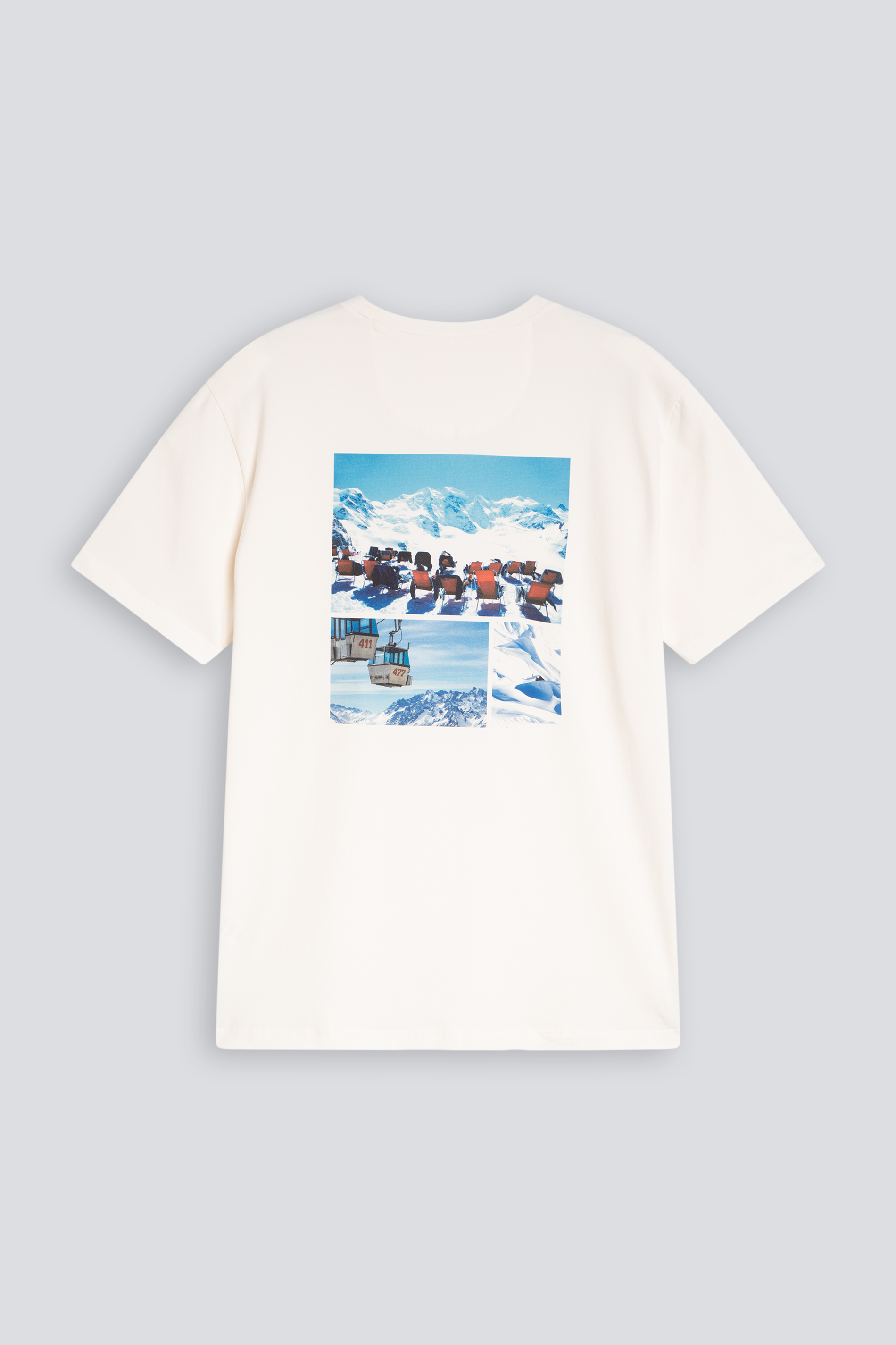 T-Shirt Serie Skiing Rückansicht | mey®