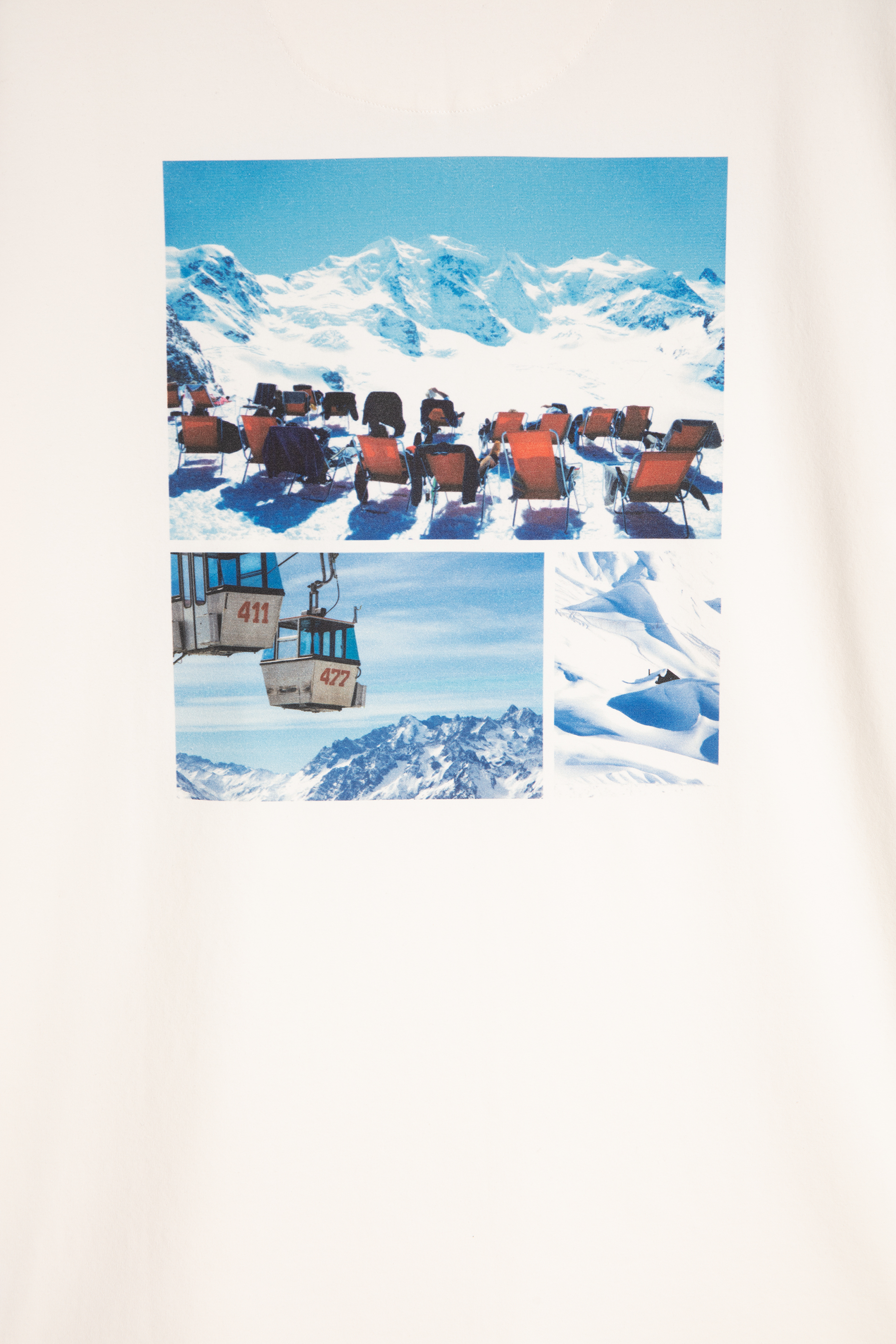 T-shirt Serie Skiing Detailweergave 01 | mey®