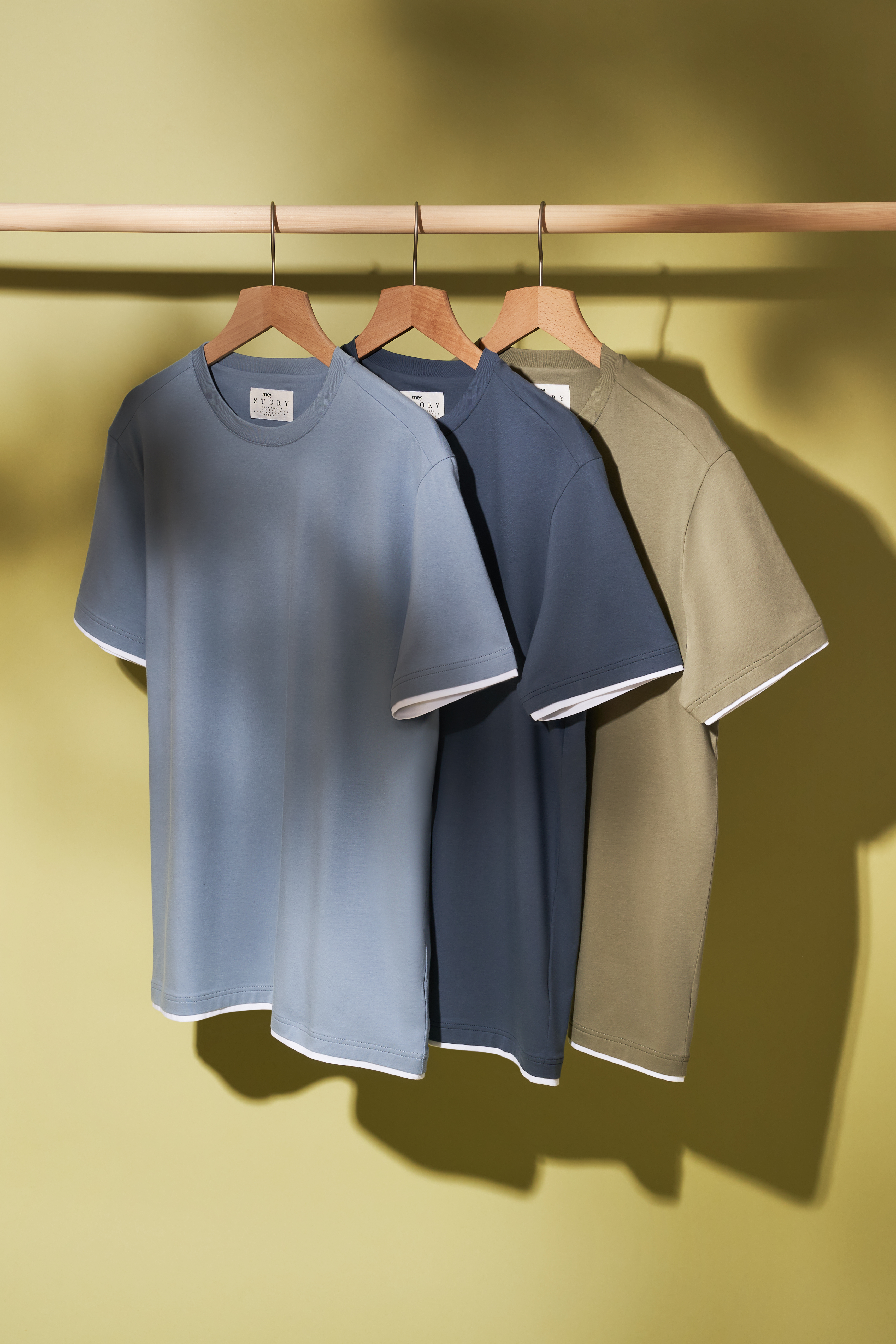T-Shirt Serie Cotone Stretch Festlegen | mey®
