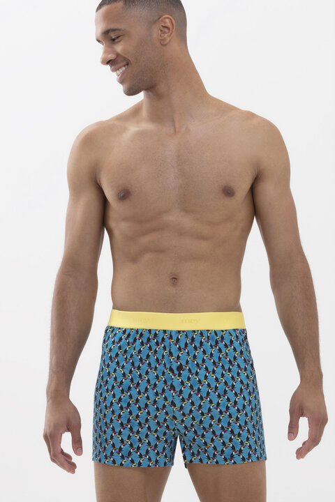 Boxershorts Carribean Green Serie RE:THINK COLOUR Frontansicht | mey®