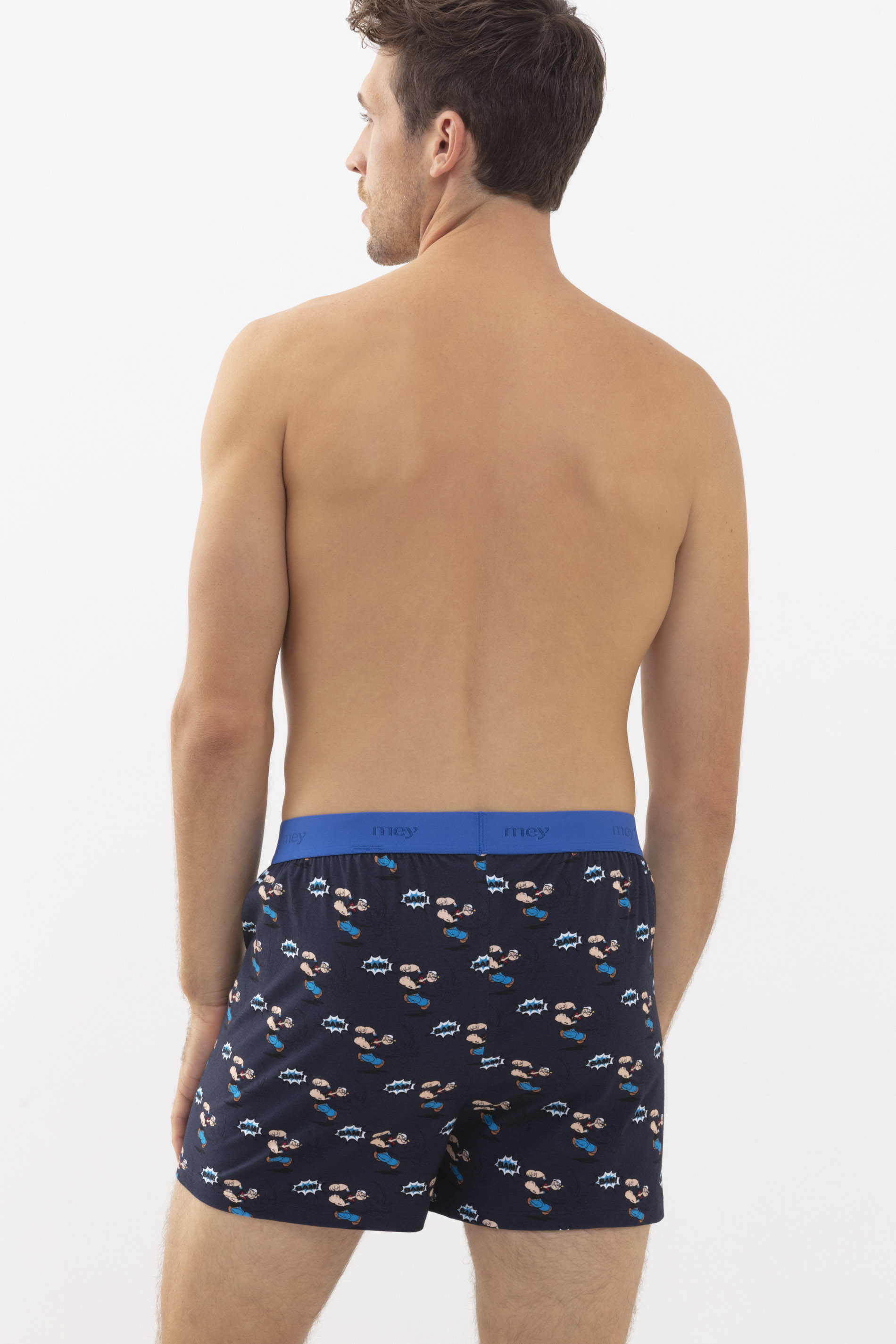 Boxer shorts Yacht Blue Serie POPEYE©xMEY Rear View | mey®