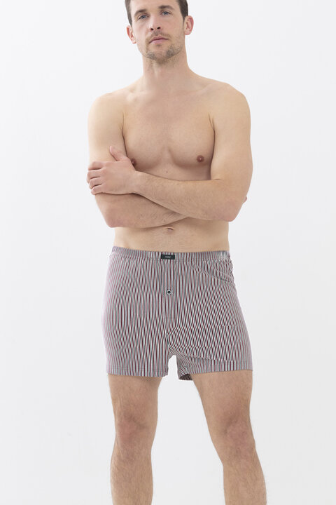 Boxer shorts Oxblood Serie 3 Col Stripes Front View | mey®