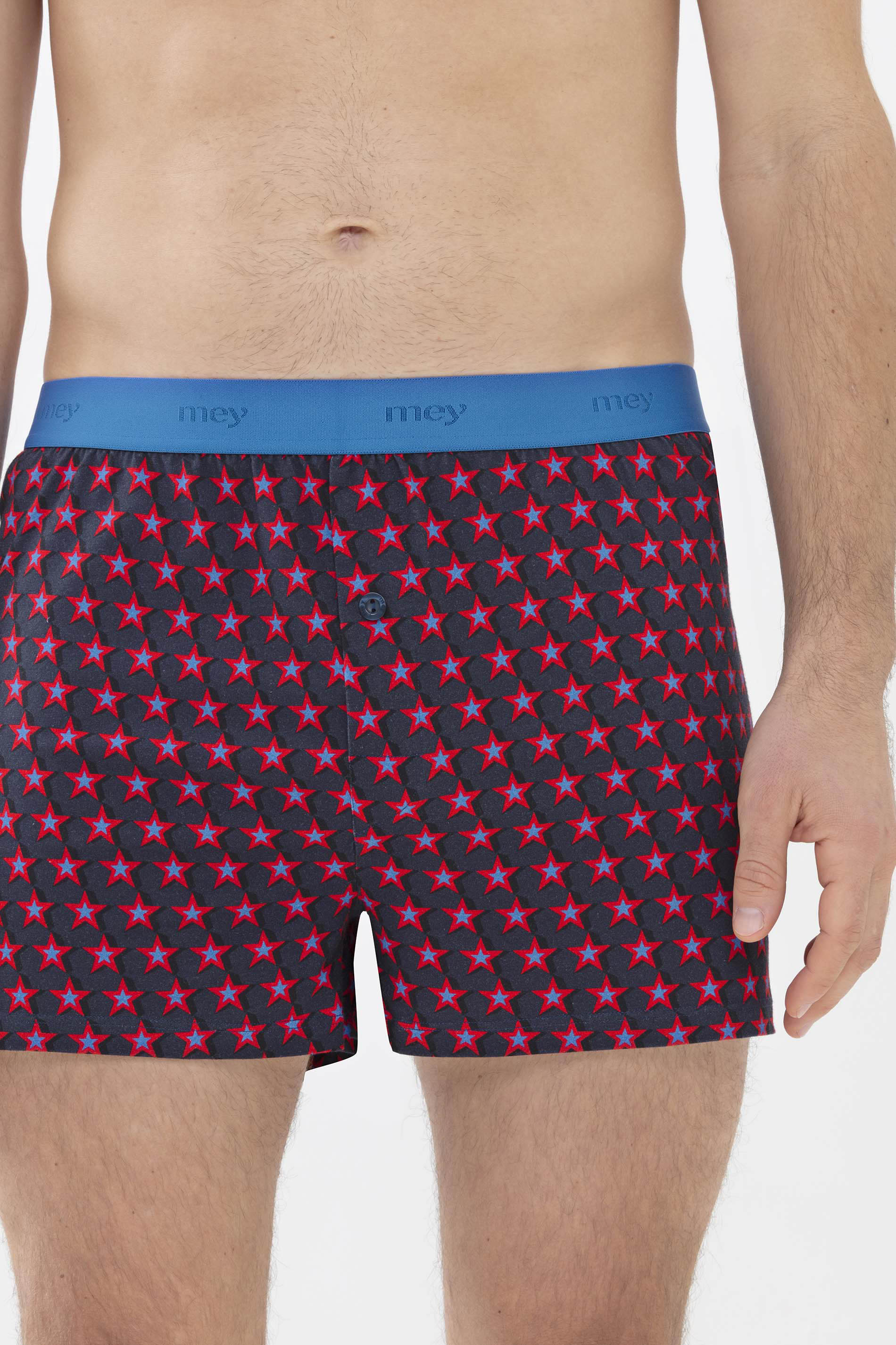 Boxershorts Fire Red Serie RE:THINK STAR Detailweergave 01 | mey®