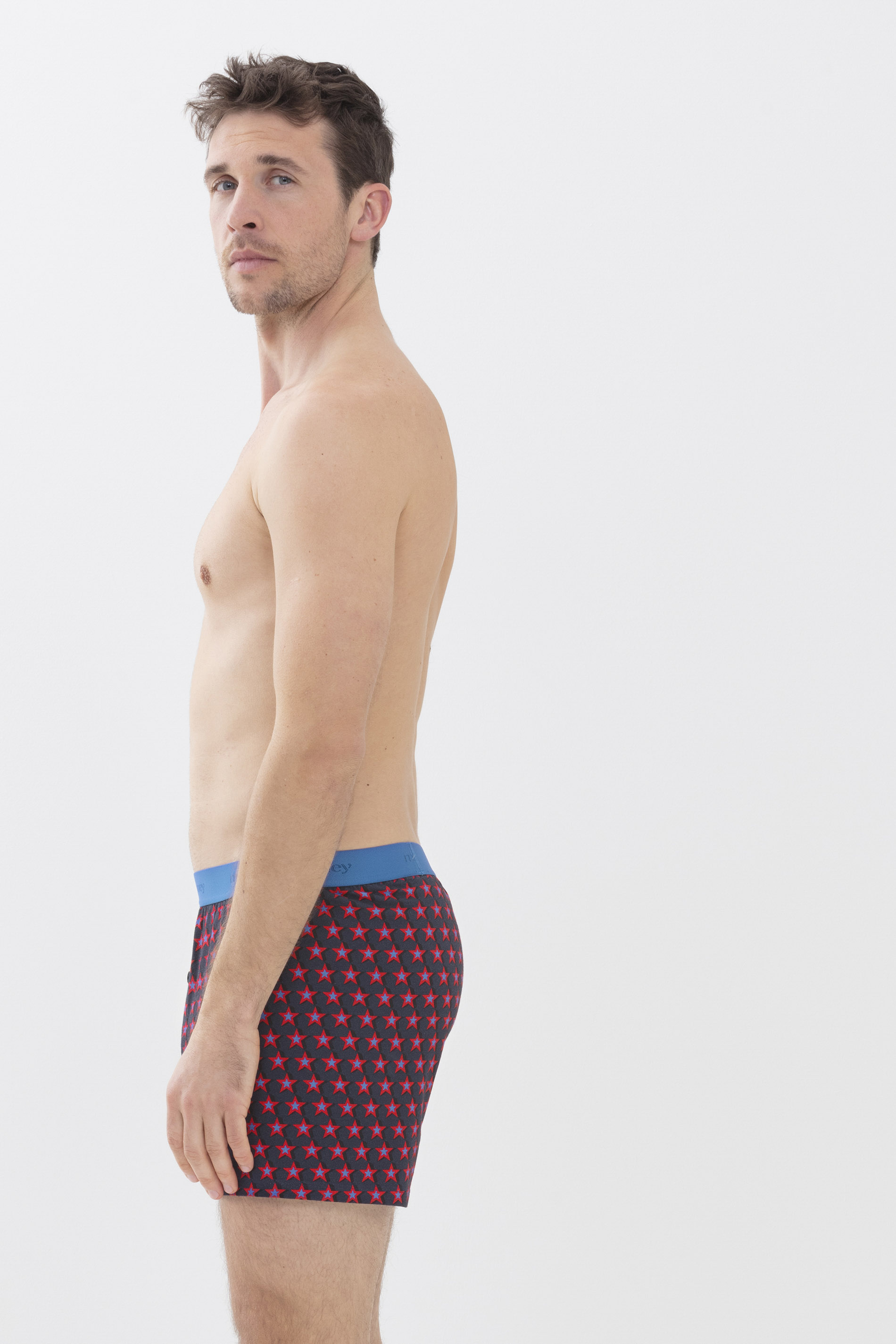 Boxershorts Fire Red Serie RE:THINK STAR Detailweergave 02 | mey®
