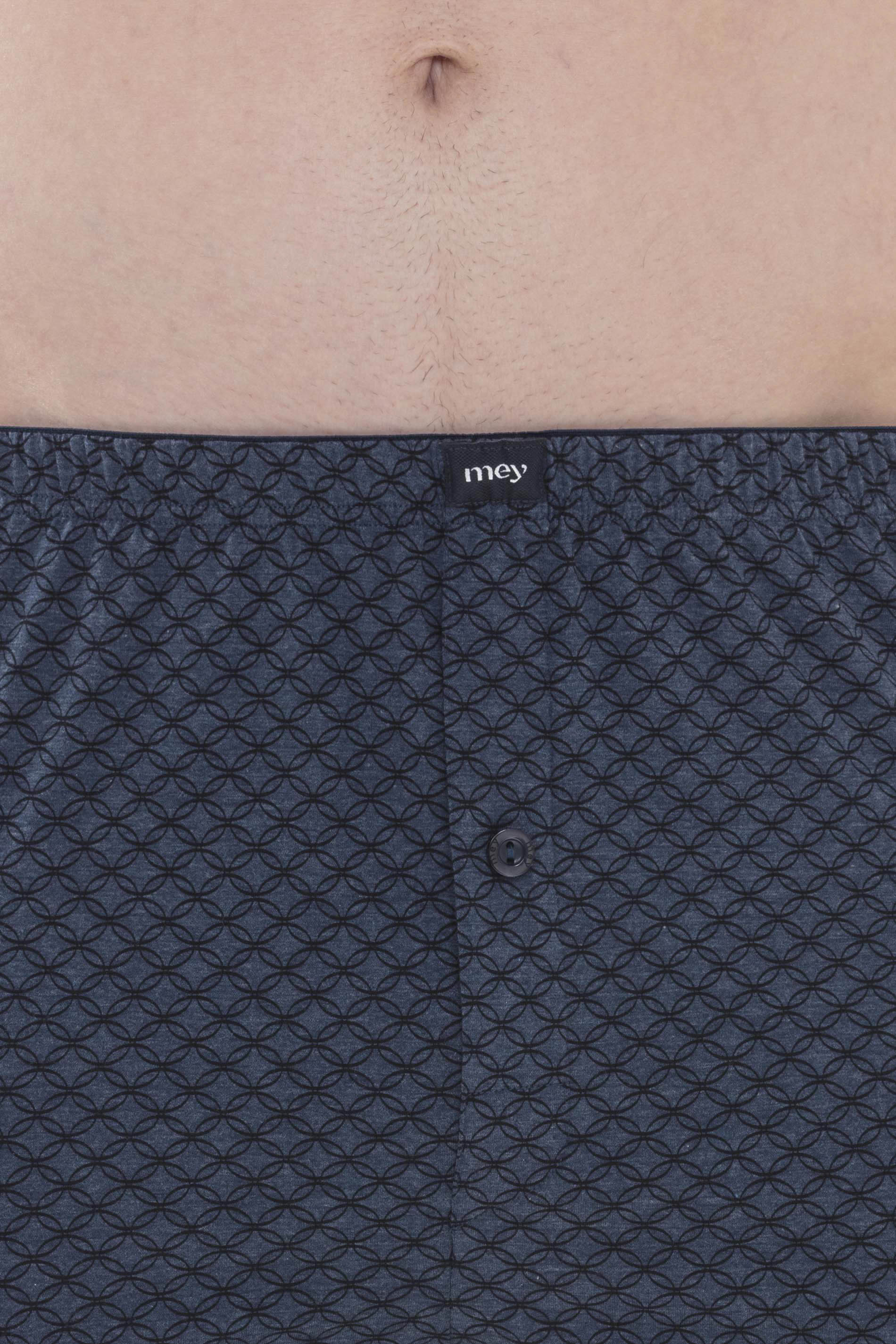 Boxer shorts Denim Blue Serie Circles Detail View 01 | mey®