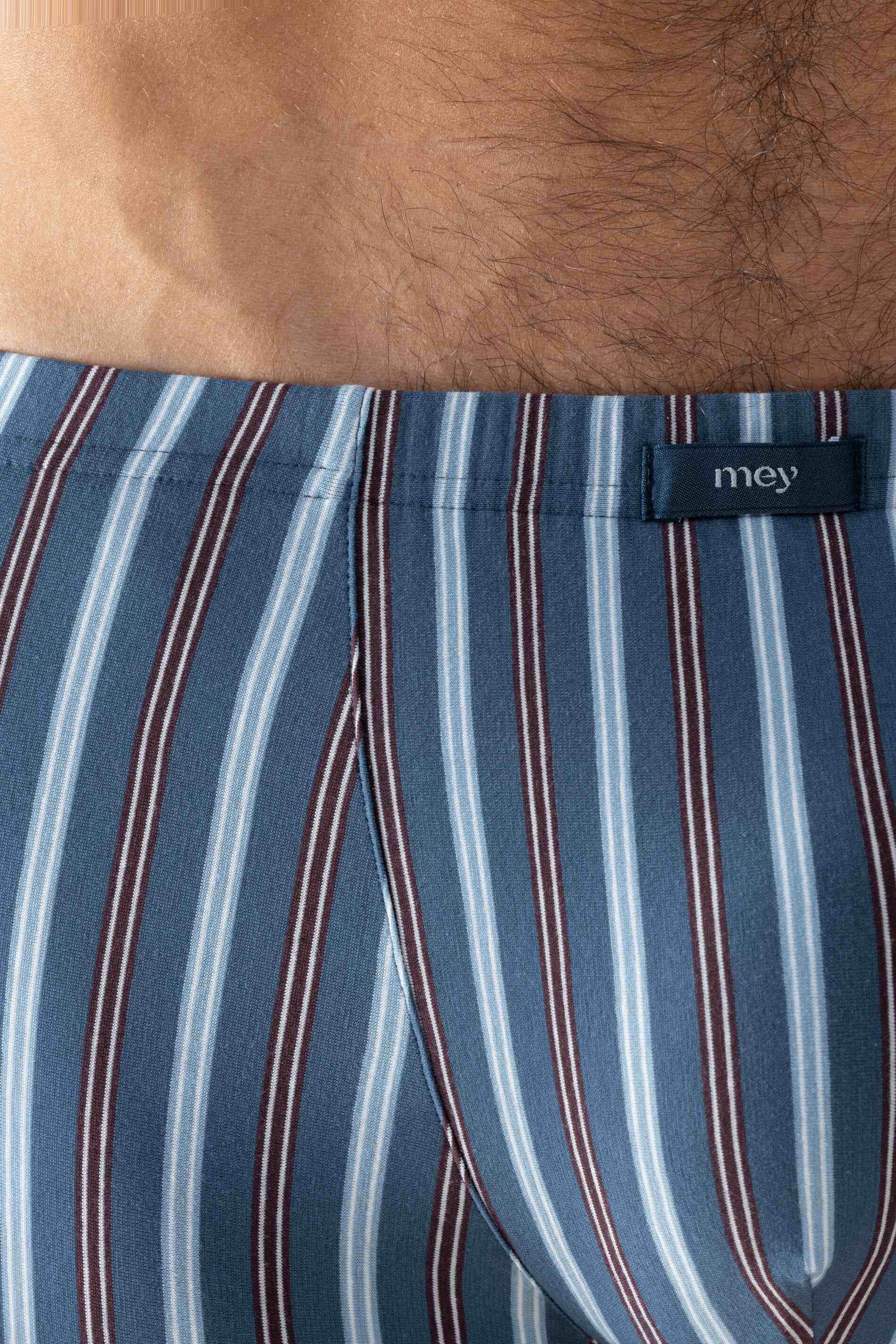 Shorty Serie Blue Striped Detailweergave 01 | mey®