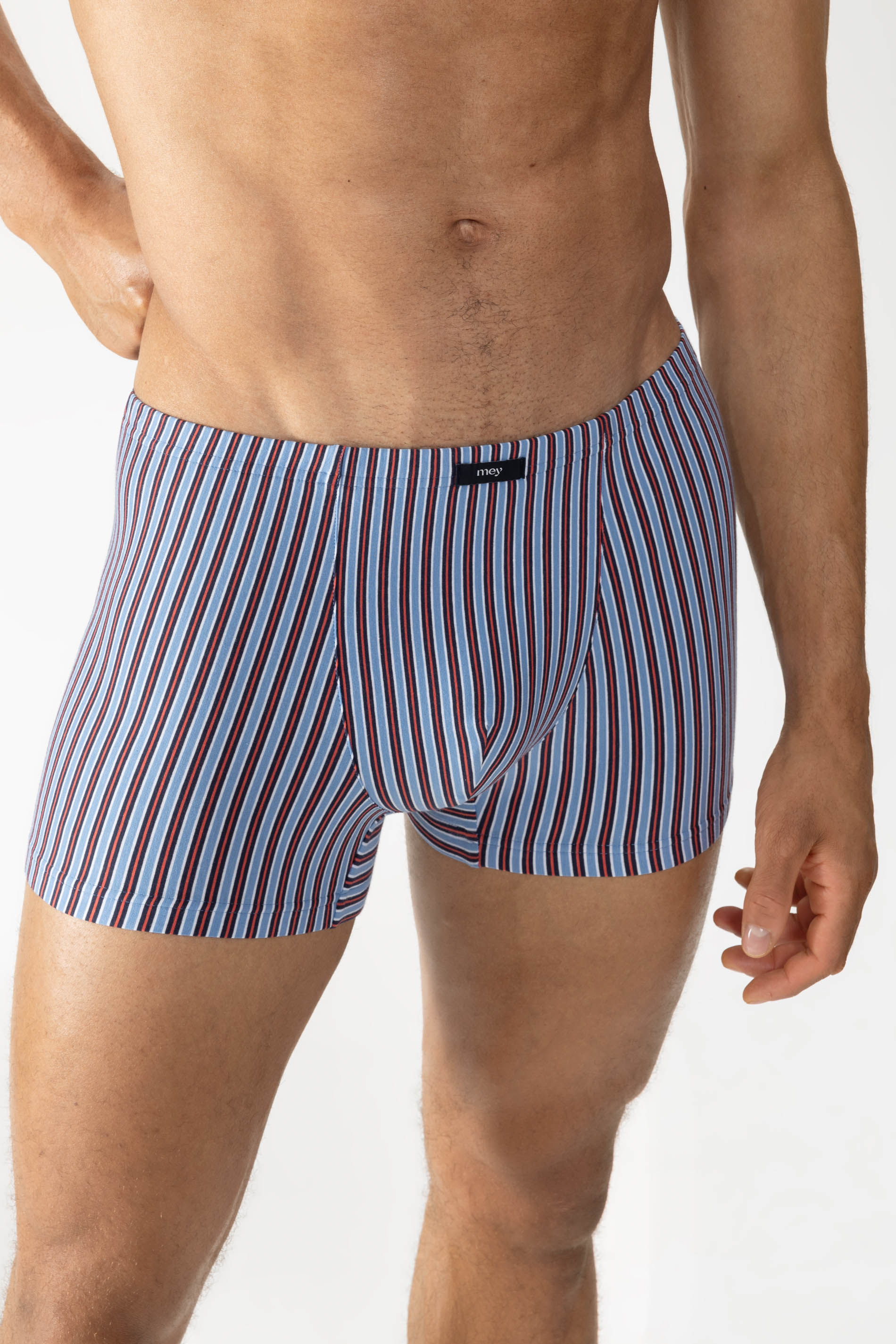 Shorty Serie Red Stripes Detailweergave 01 | mey®