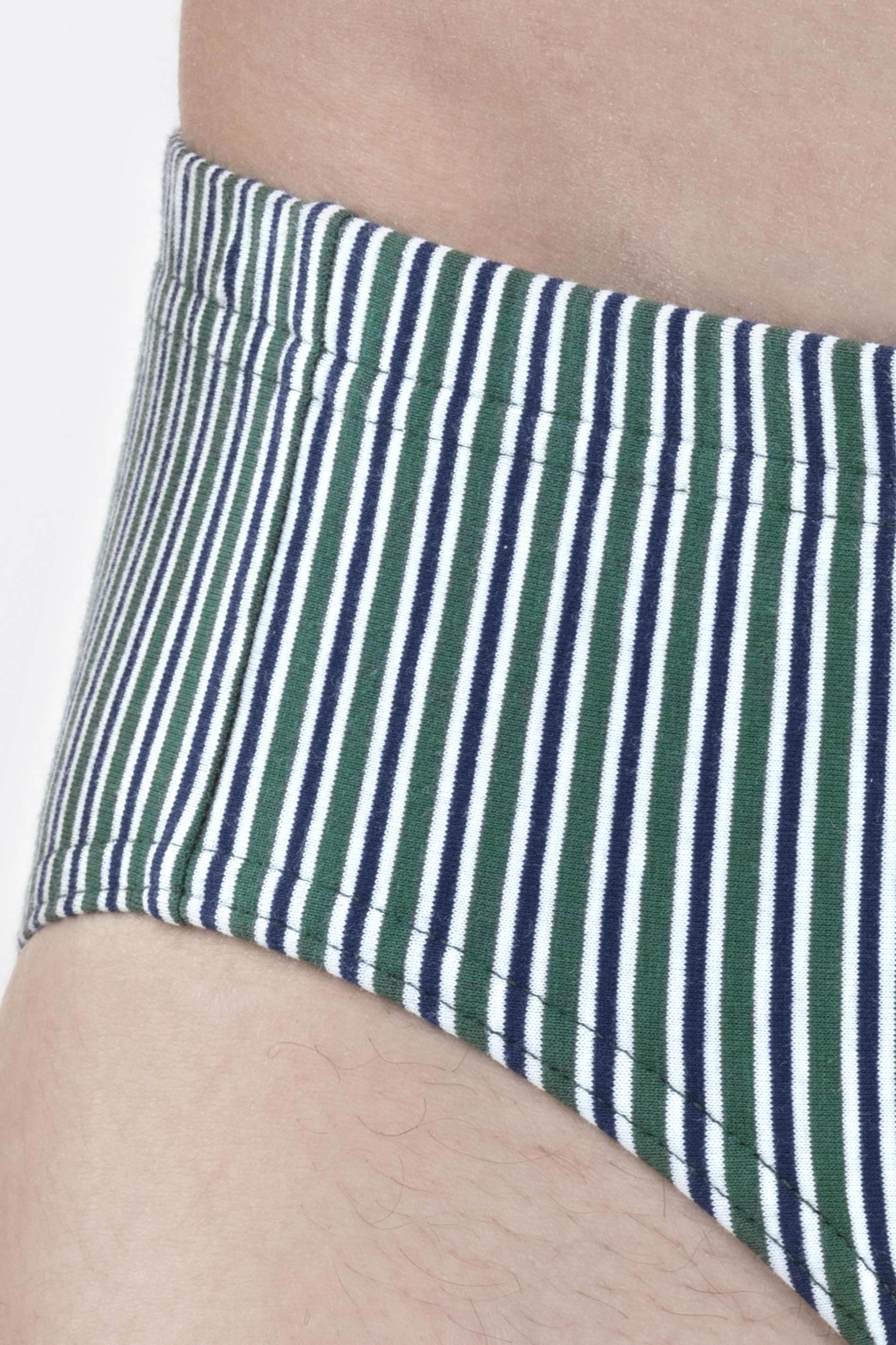 Jazz Pants Evergreen Serie 3 Col Stripes Detailansicht 01 | mey®