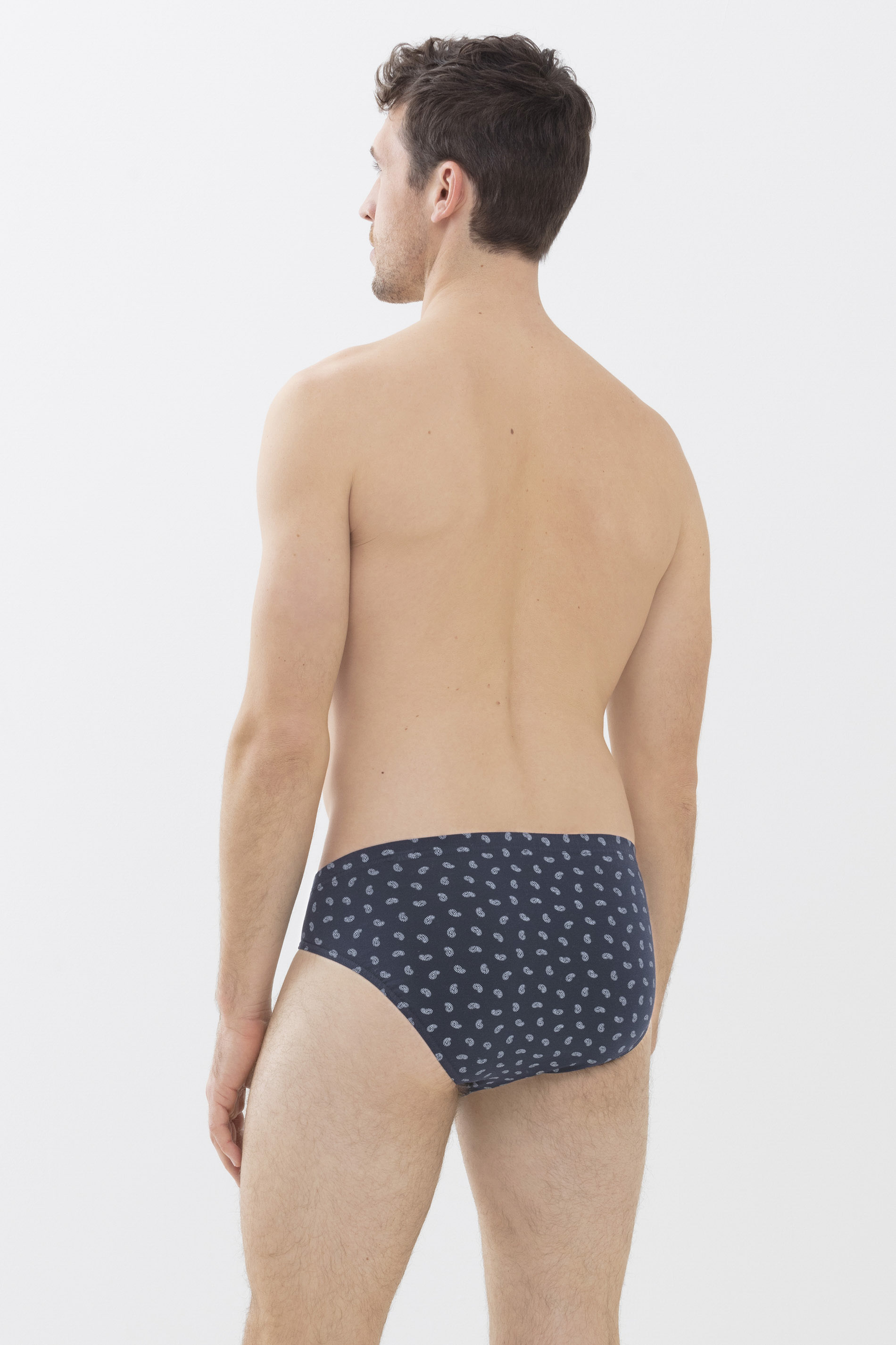Jazz briefs Yacht Blue Serie Small Paisley Rear View | mey®