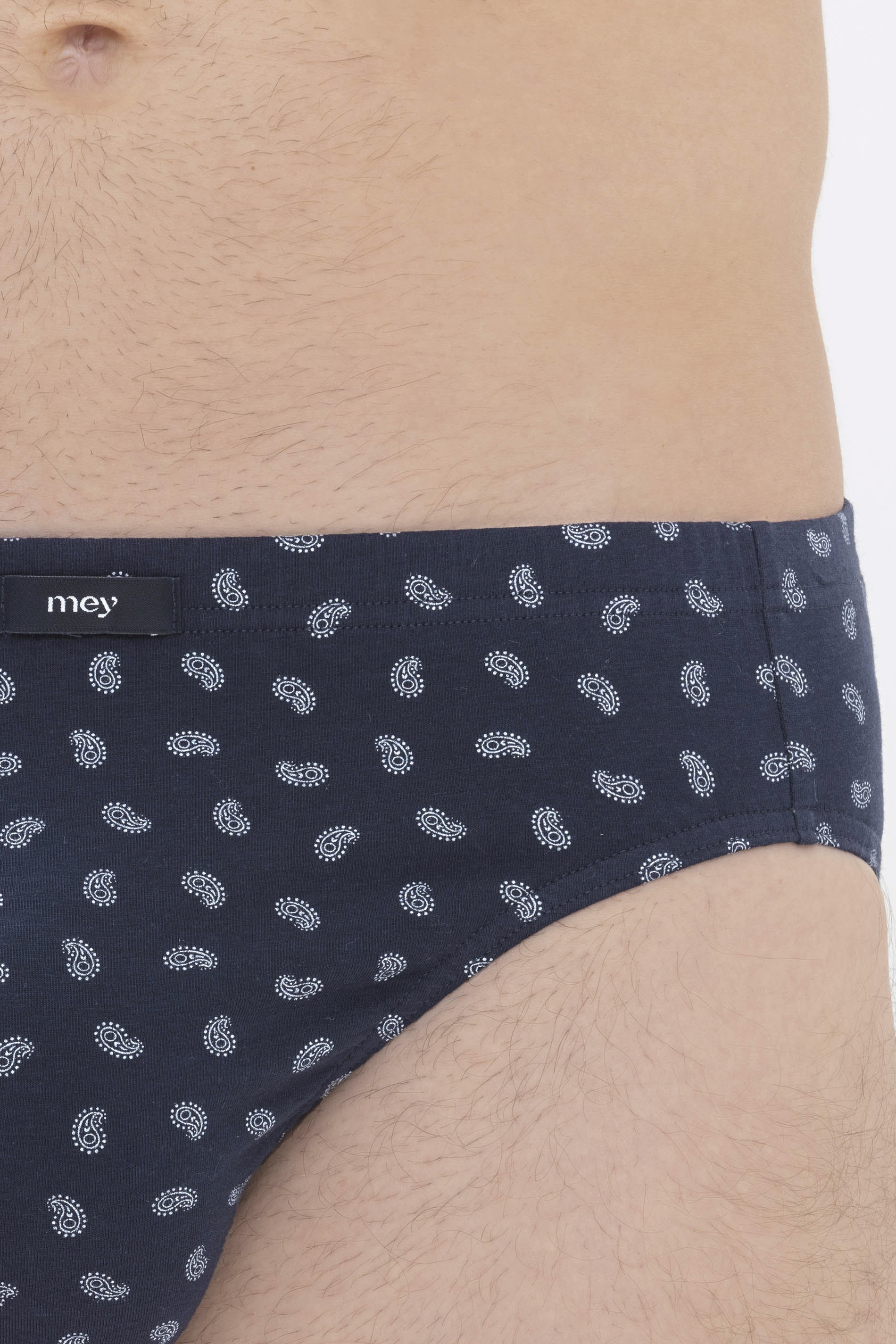 Jazz briefs Yacht Blue Serie Small Paisley Detail View 01 | mey®