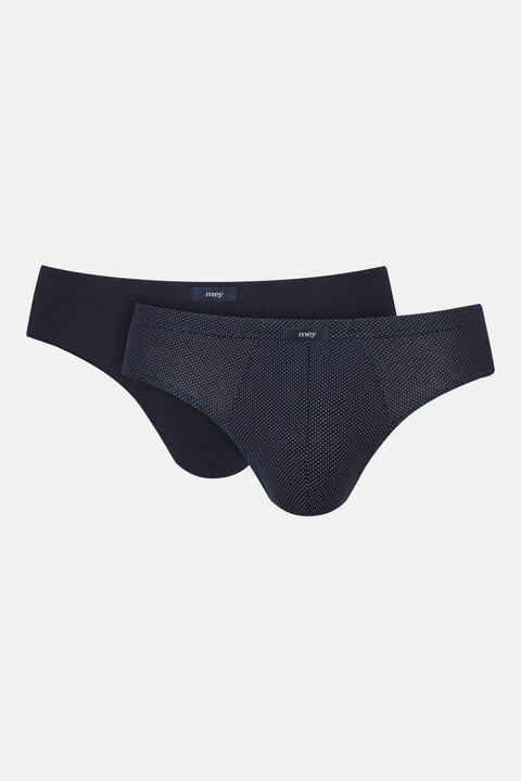 Jazz-Pants | Doppelpack Serie Jersey blue Frontansicht | mey®
