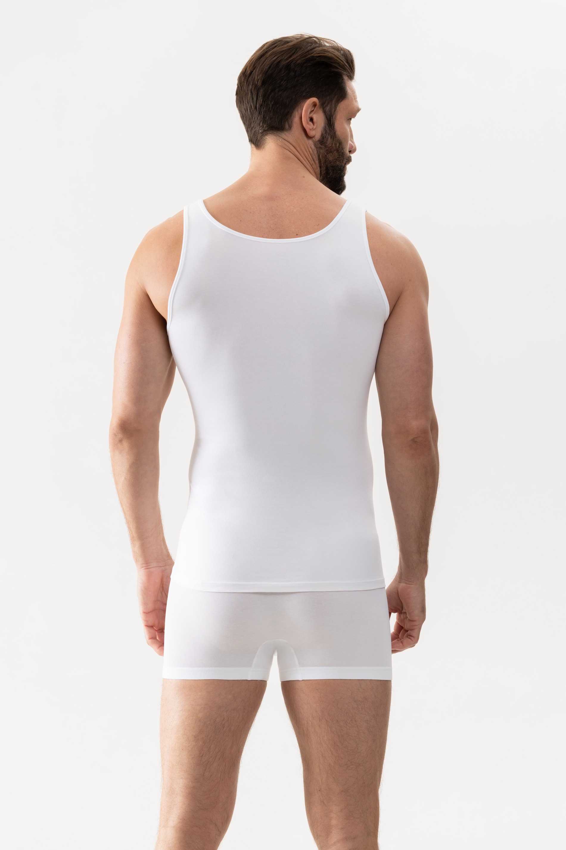 Athletic-Shirt White Serie Software Rear View | mey®