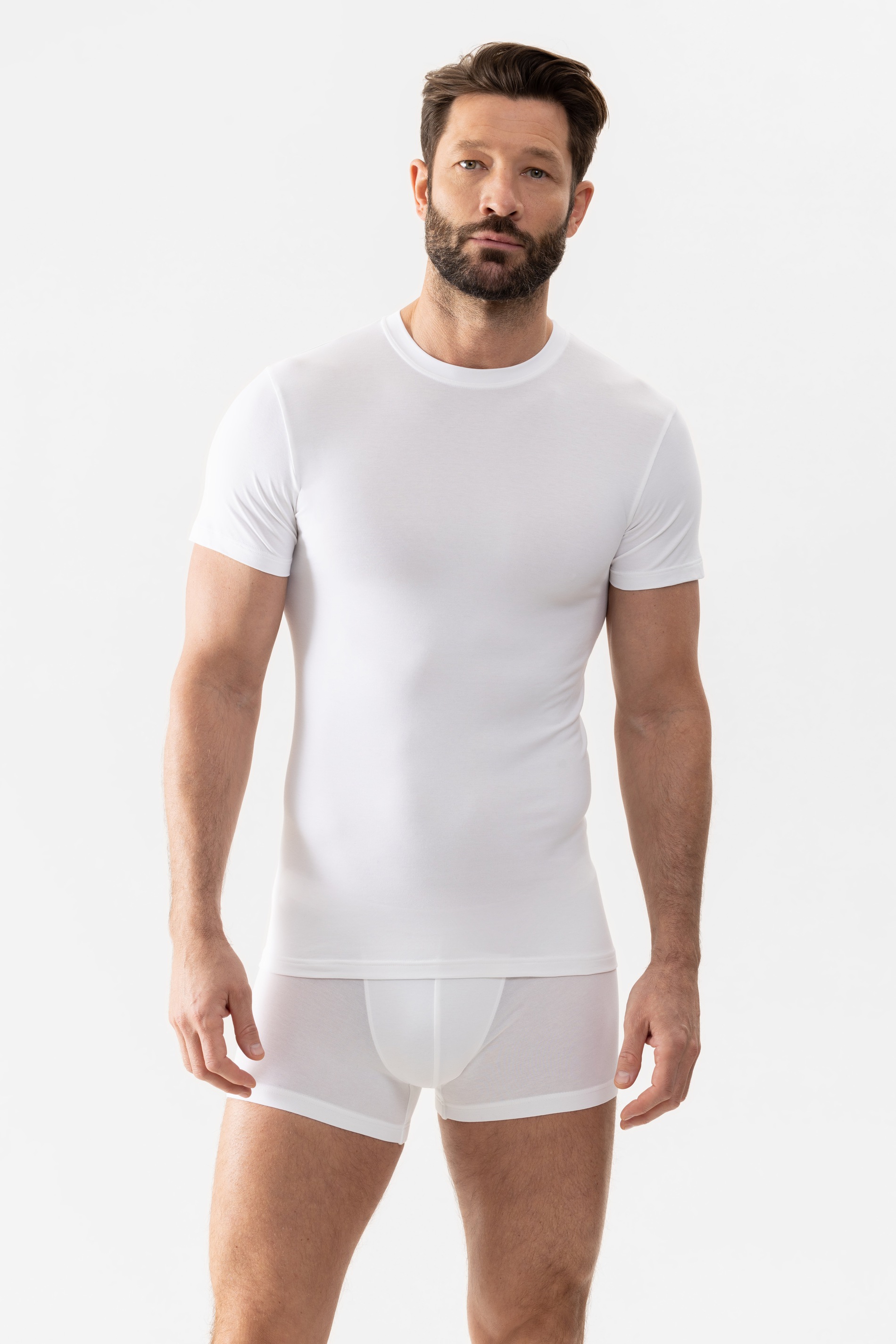 Olympia-shirt Wit Serie Software Vooraanzicht | mey®