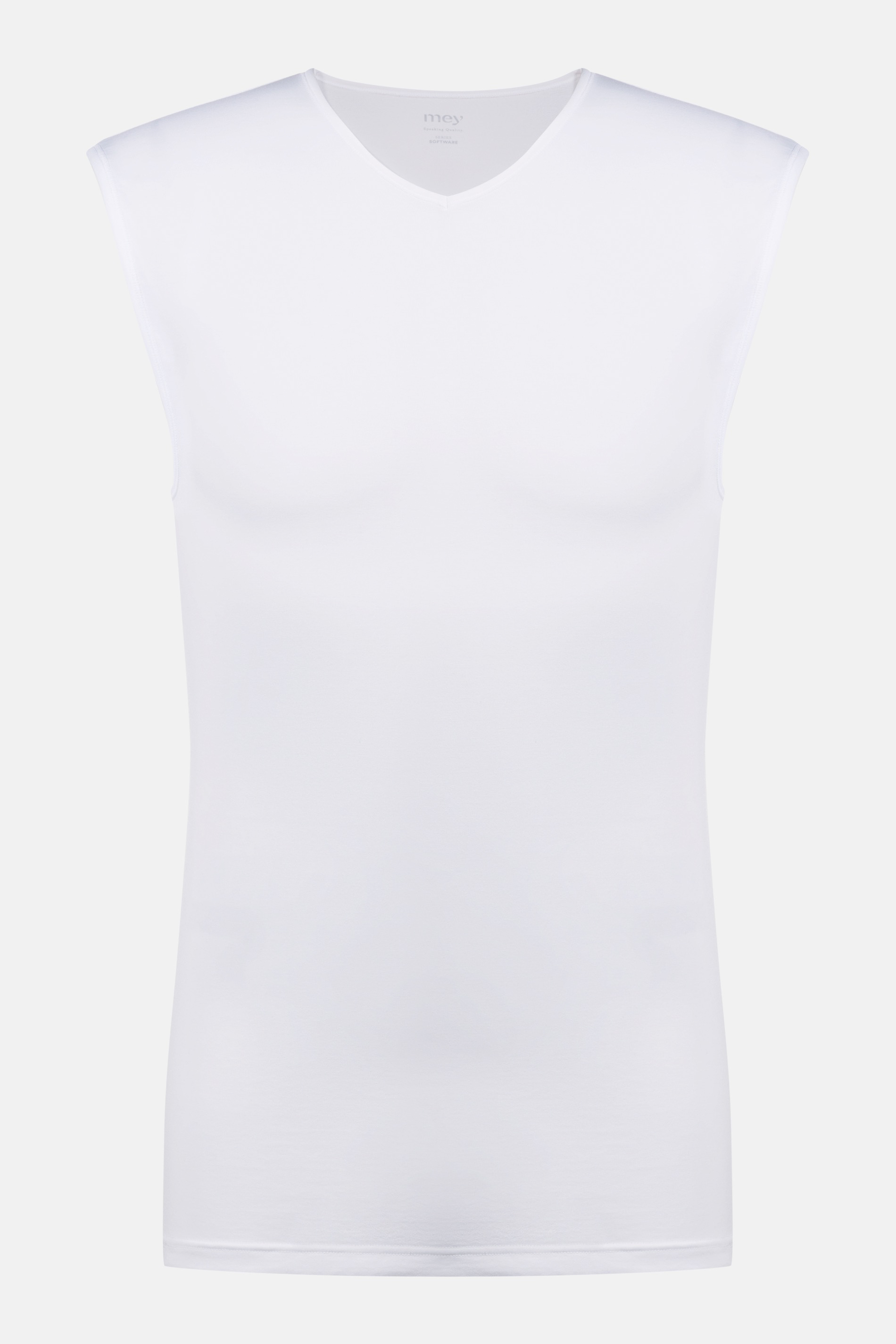 Muskel-Shirt Weiss Serie Software Freisteller | mey®