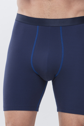 Long shorts Yacht Blue High Performance Front View | mey®