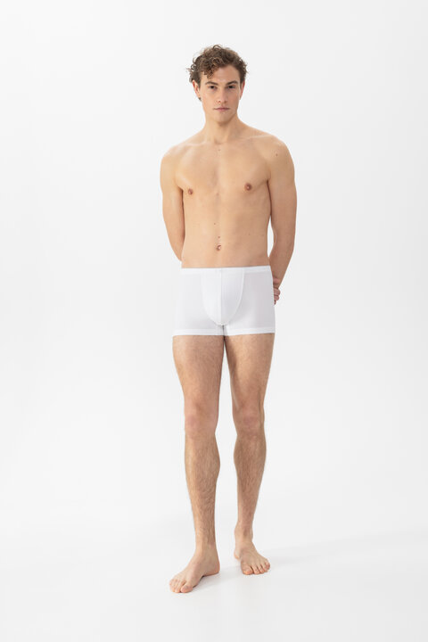 Shorty White Serie Dry Cotton Front View | mey®