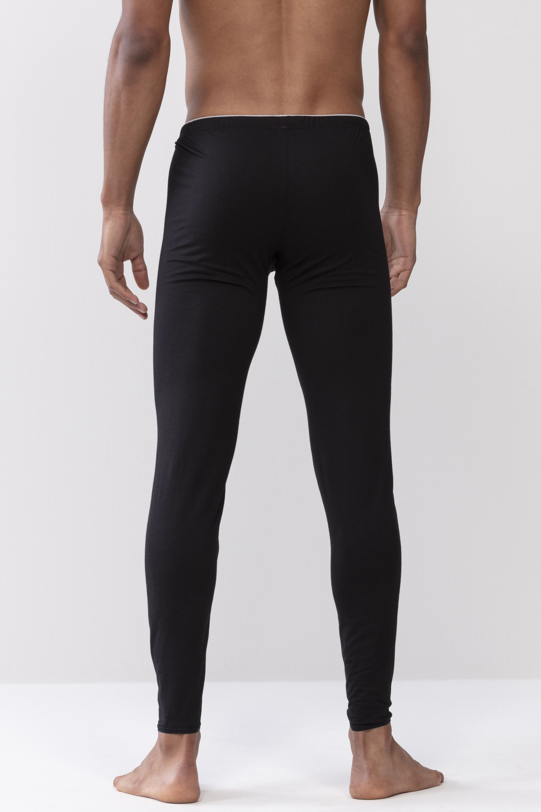Long-Shorts Black Serie Dry Cotton Rear View | mey®