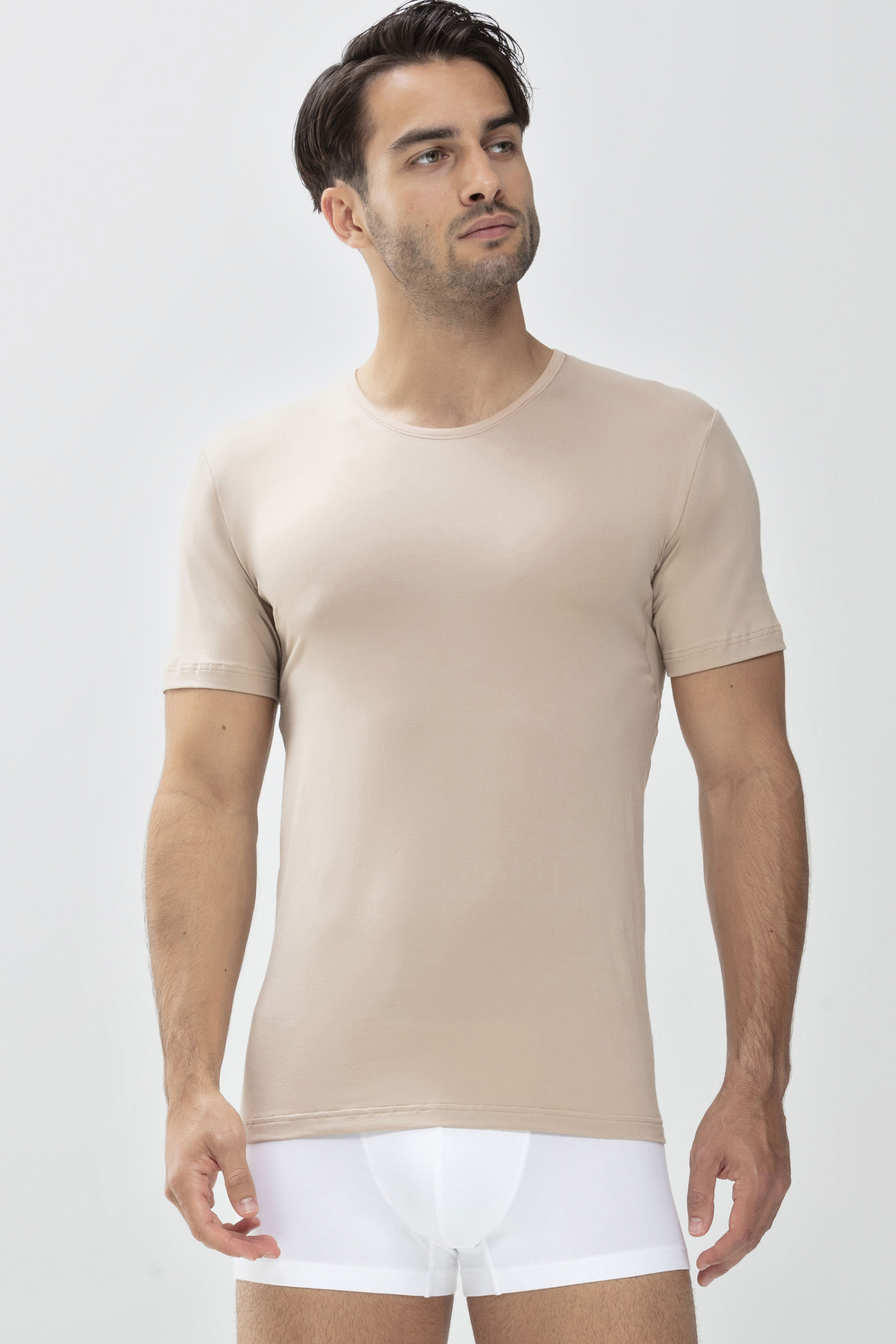 Das Drunterhemd - Crew-Neck Light Skin Serie Dry Cotton Functional  Frontansicht | mey®