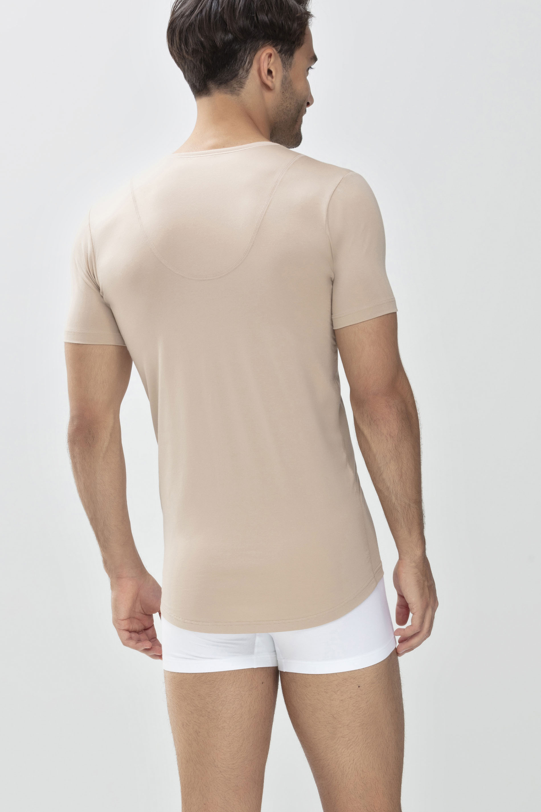 Das Drunterhemd - Crew-Neck | Slim fit Light Skin Serie Dry Cotton Functional  Rückansicht | mey®