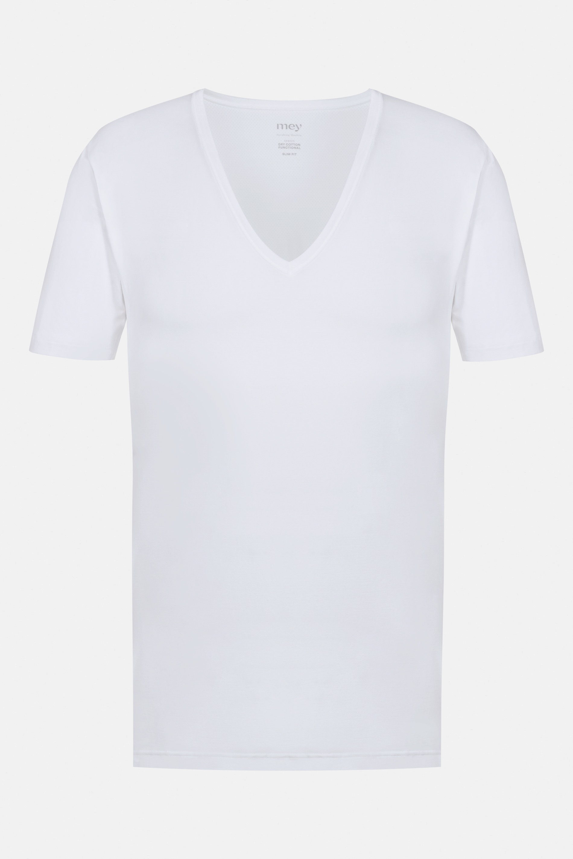 The undershirt - v neck | slim fit White Serie Dry Cotton Functional  Cut Out | mey®