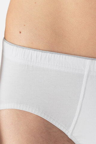 Slip White Serie Dry Cotton Front View | mey®