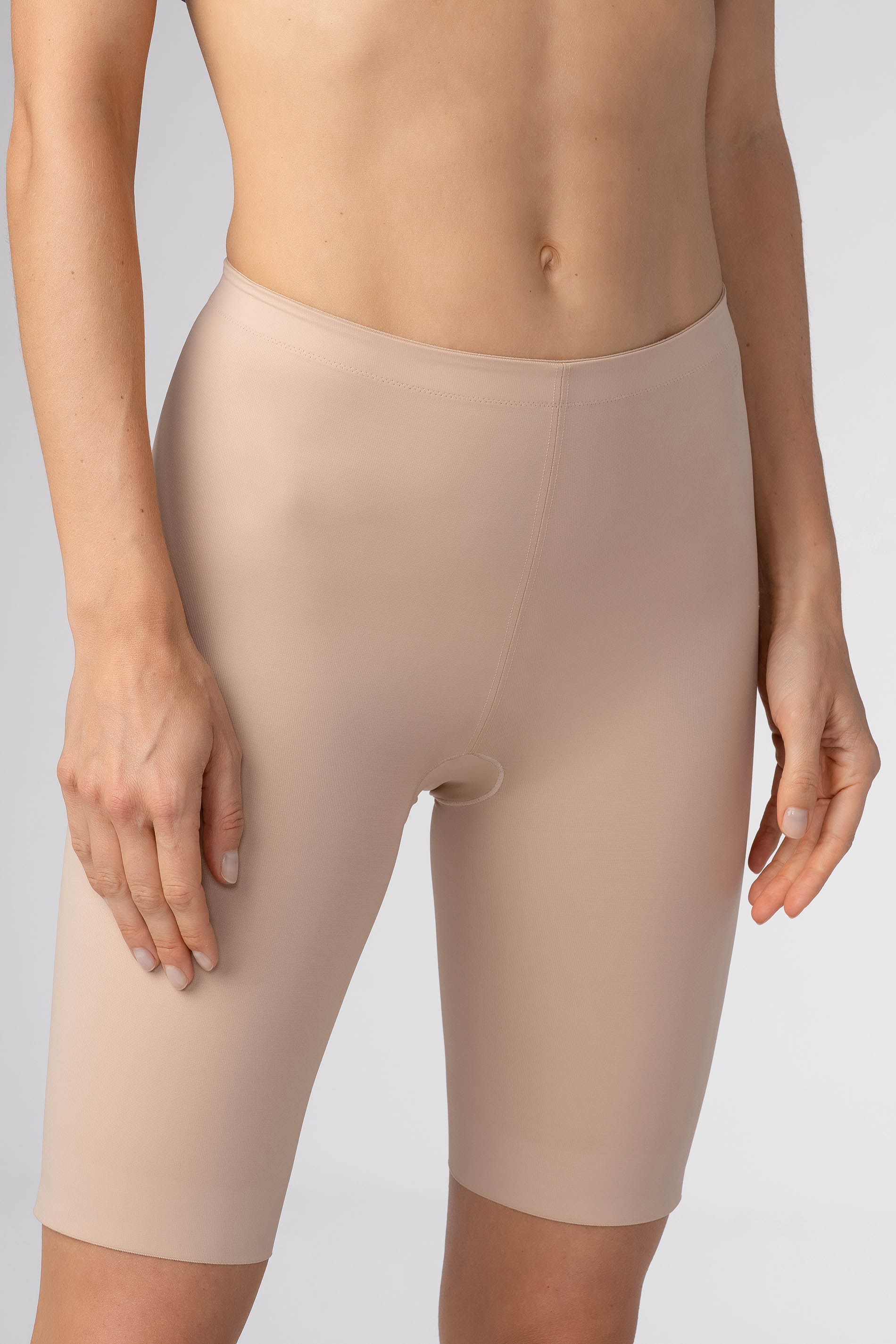 Long-Pants Cream Tan Mey Cocoon Frontansicht | mey®