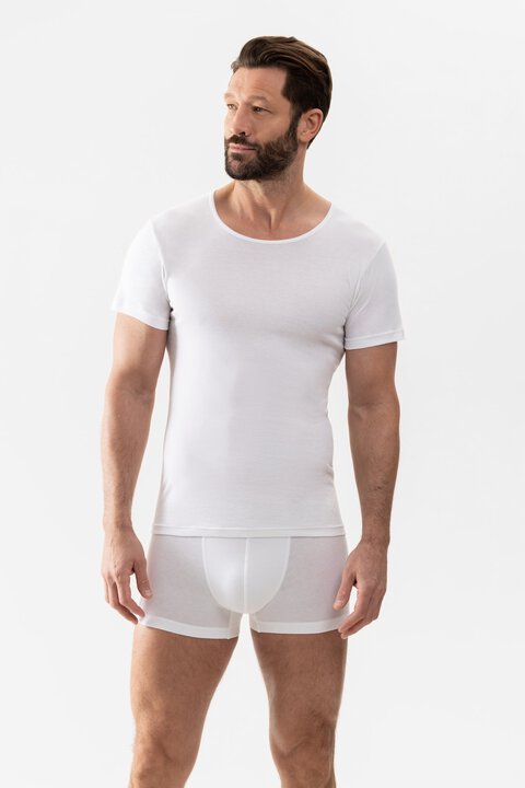 Shirt Weiss Serie Casual Cotton Frontansicht | mey®