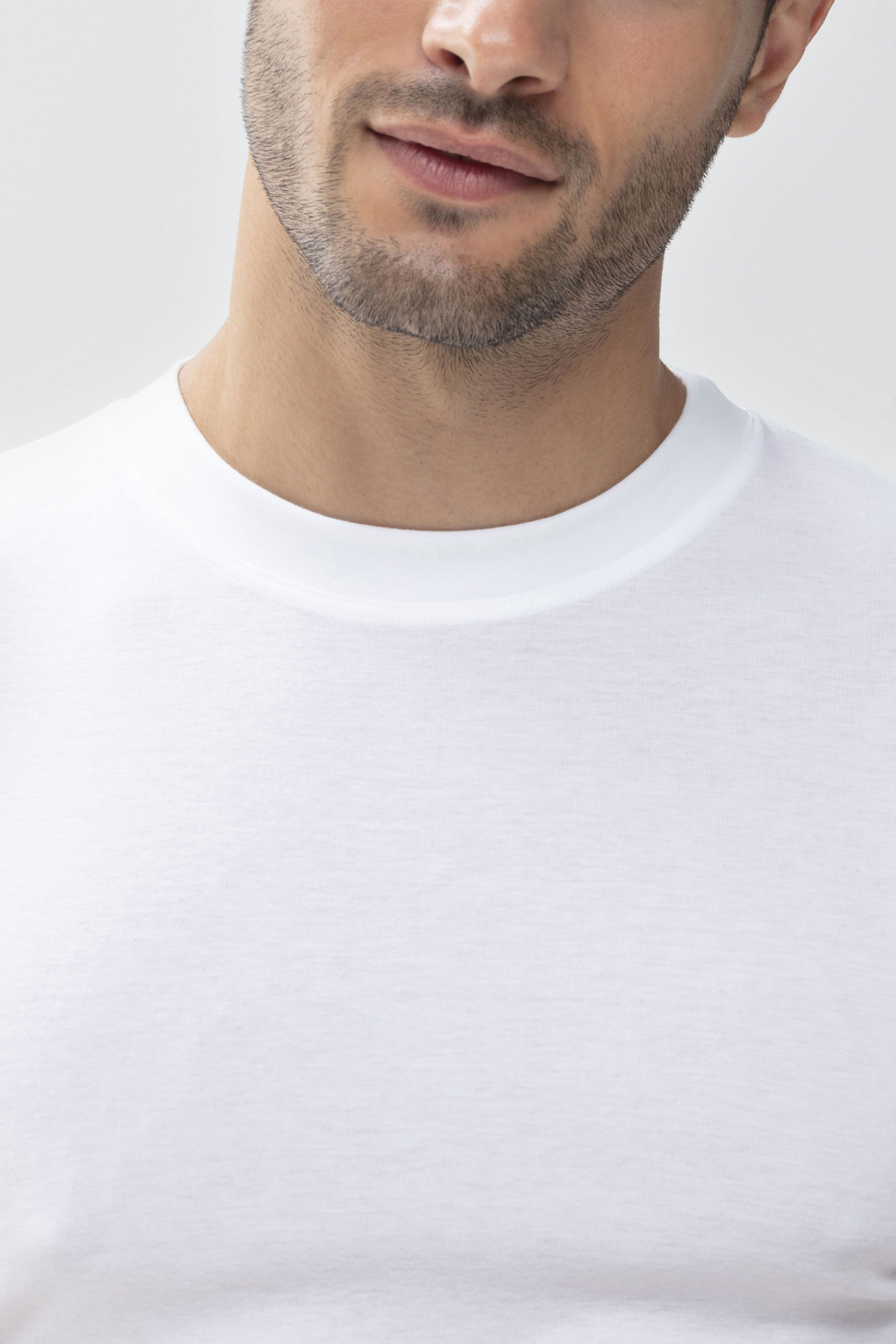 Shirt White Serie Casual Cotton Detail View 01 | mey®