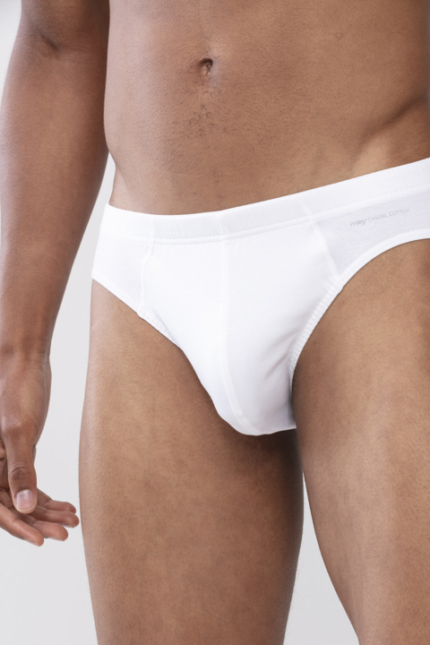 Jazz pants White Serie Casual Cotton Rear View | mey®