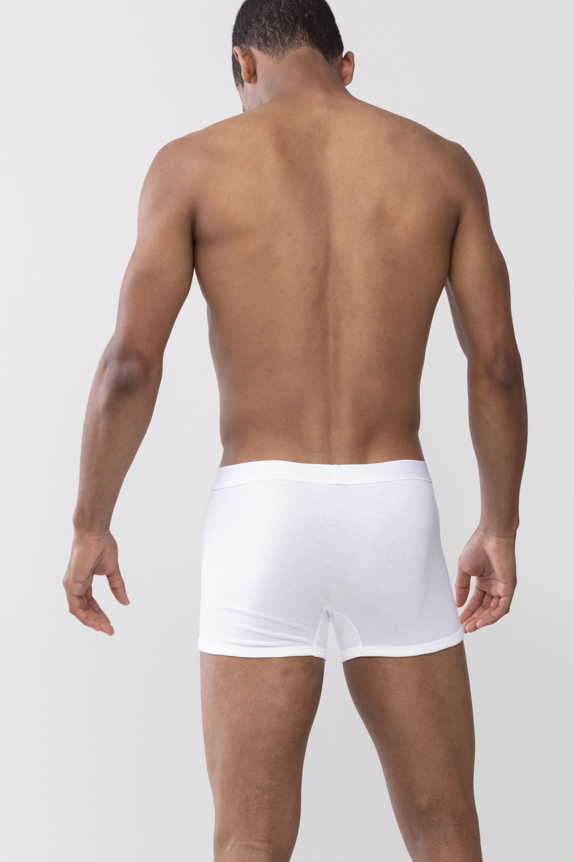 Shorty White Serie Casual Cotton Rear View | mey®