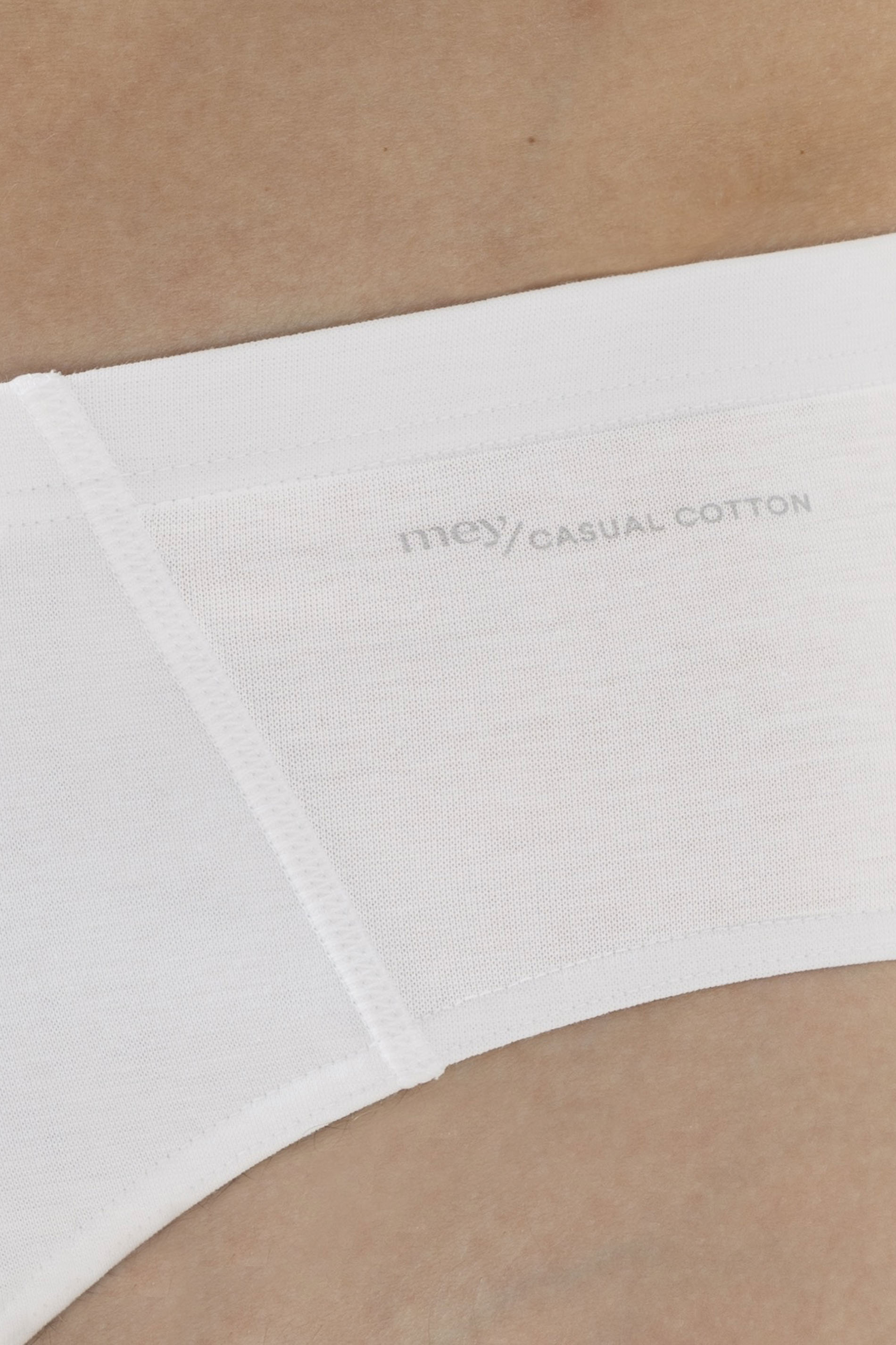 Slip Weiss Serie Casual Cotton Detailansicht 01 | mey®