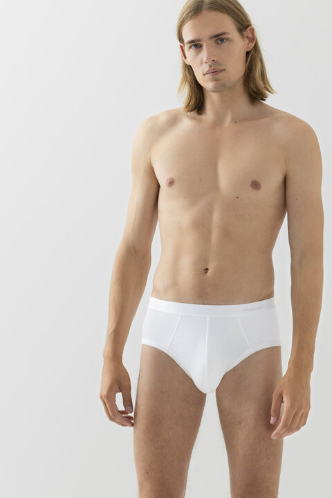 Slip White Serie Casual Cotton Front View | mey®
