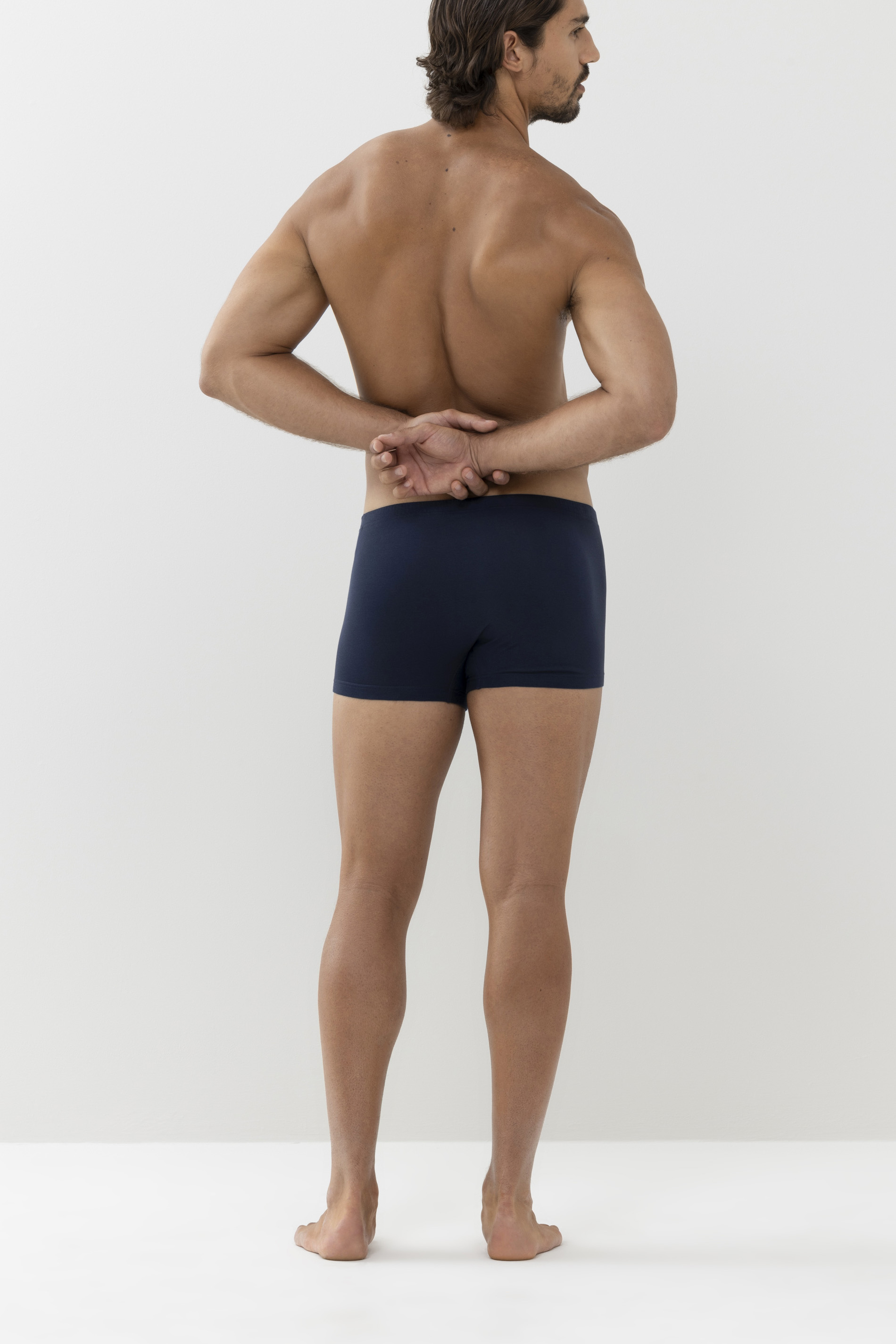 Shorty Yacht Blue Serie Casual Cotton Rear View | mey®