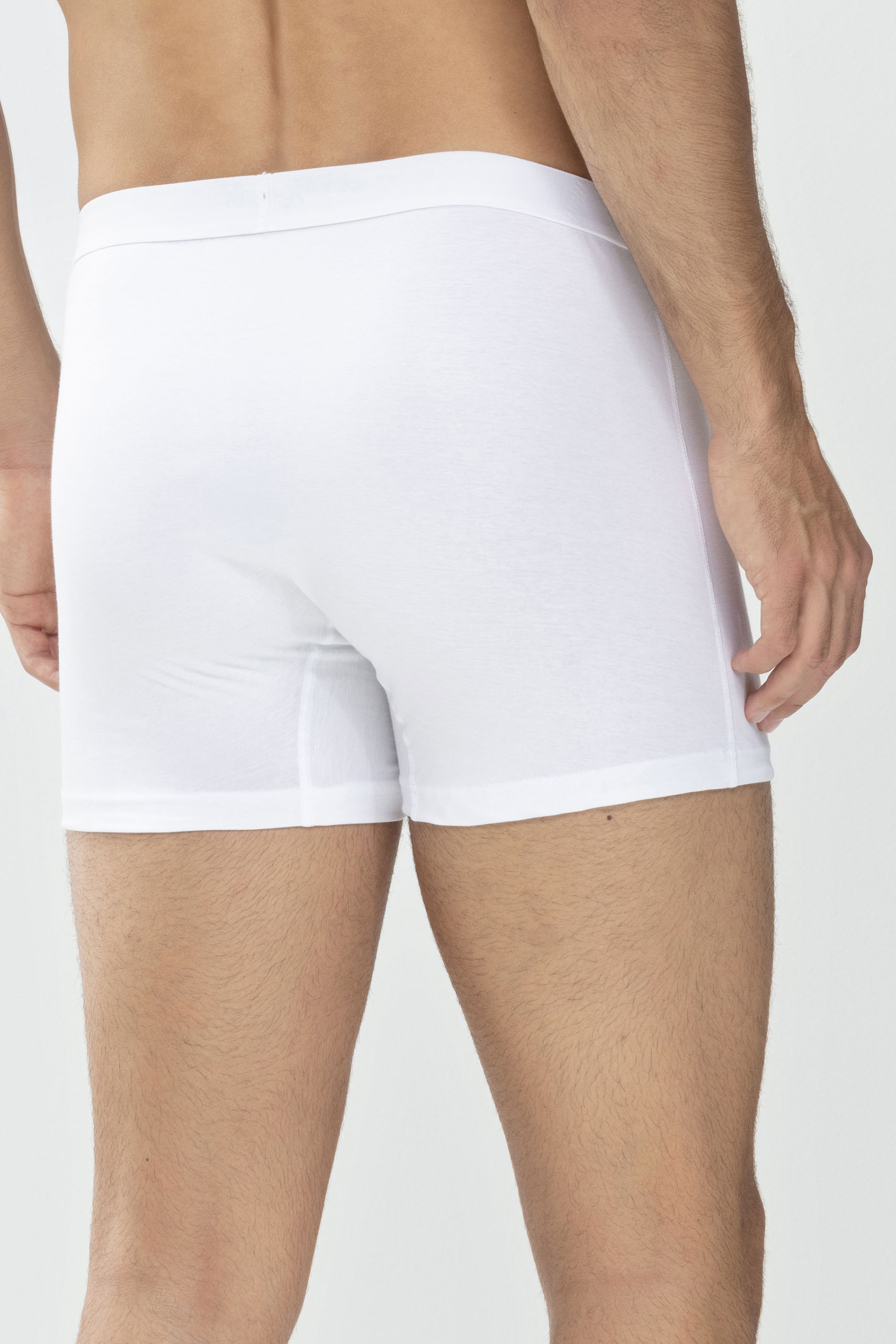 Trunk Shorts Weiss Serie Casual Cotton Rückansicht | mey®