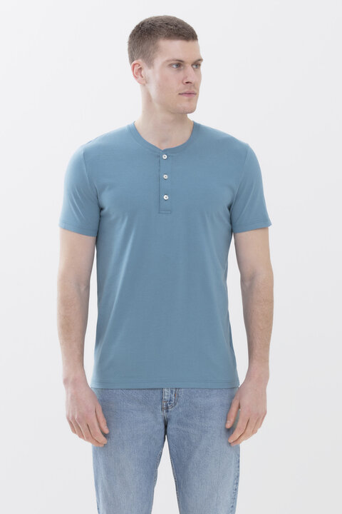 Shirt Yale Blue Serie Ringwood Front View | mey®
