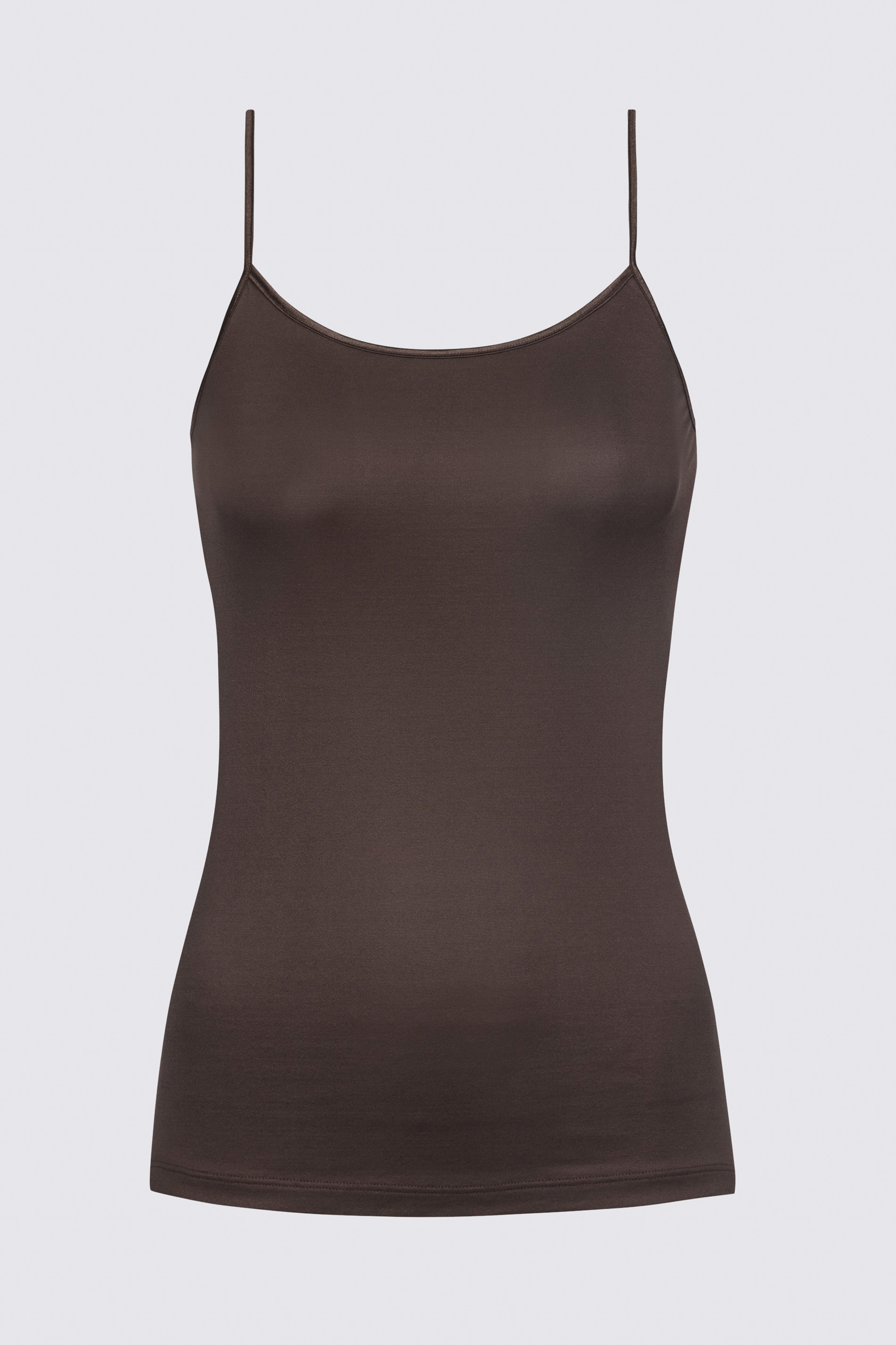 Spaghetti top Liquorice Brown Serie Emotion Cut Out | mey®