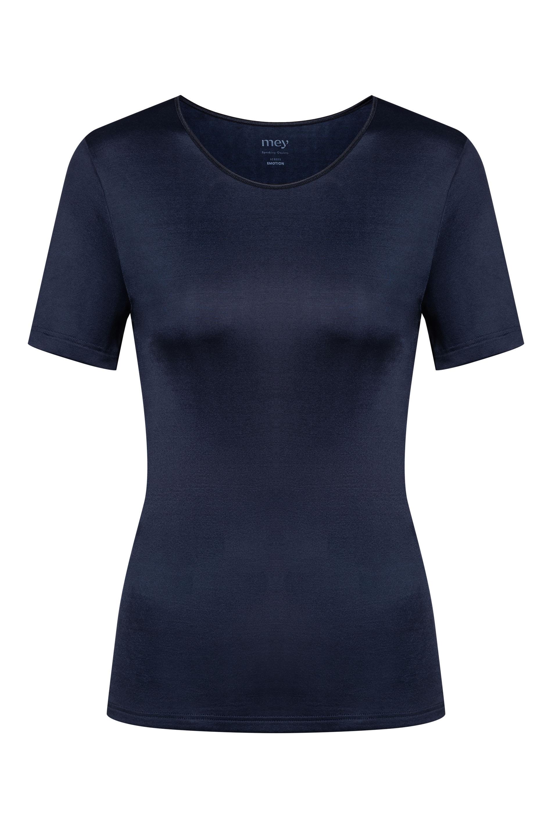 Short-sleeved shirt Night Blue Serie Emotion Cut Out | mey®