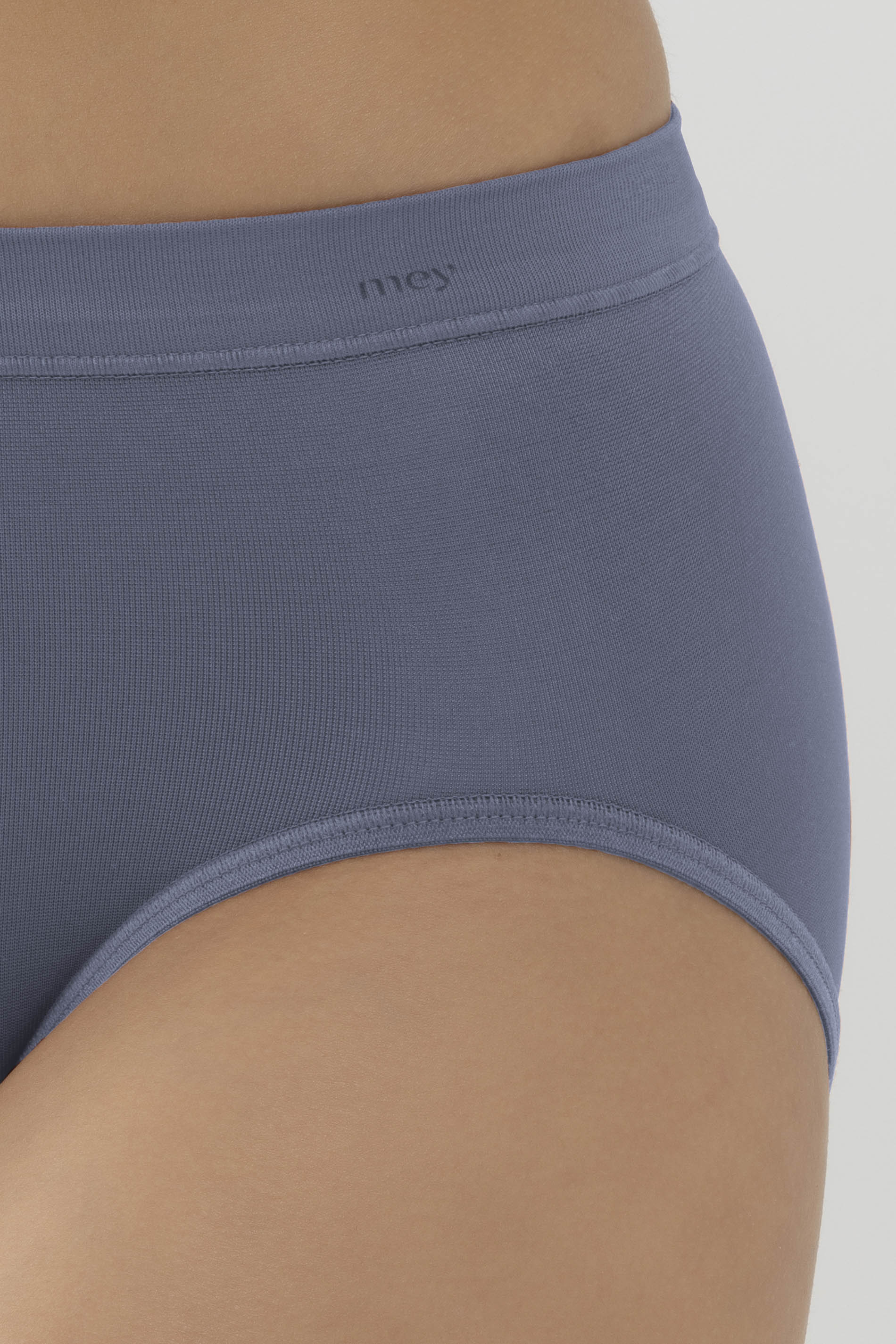High waist pants Dark Lavender Serie Emotion Detail View 01 | mey®