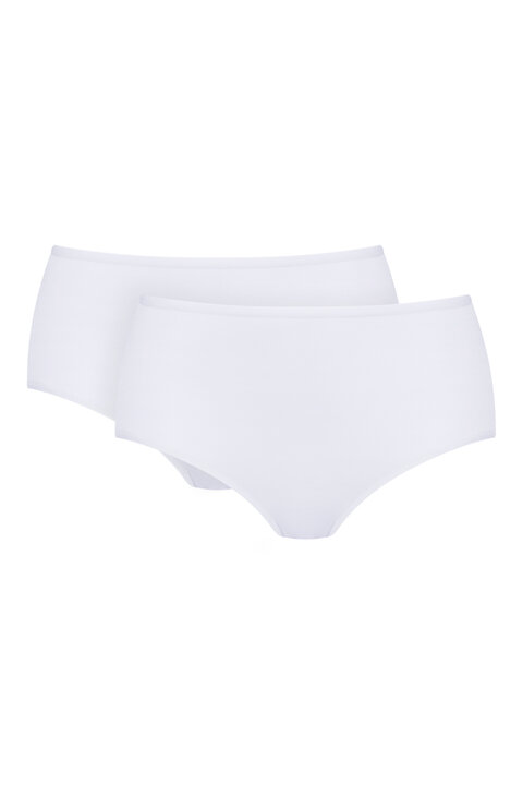 High-waisted briefs | twin pack Serie Pure Sense Front View | mey®