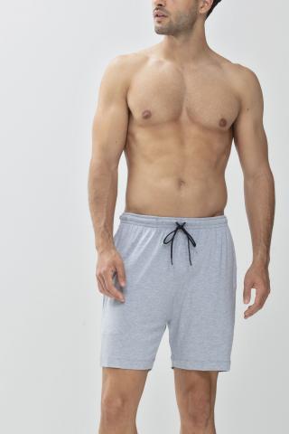 Short pant Light Grey Melange Serie Jefferson Modal Front View | mey®