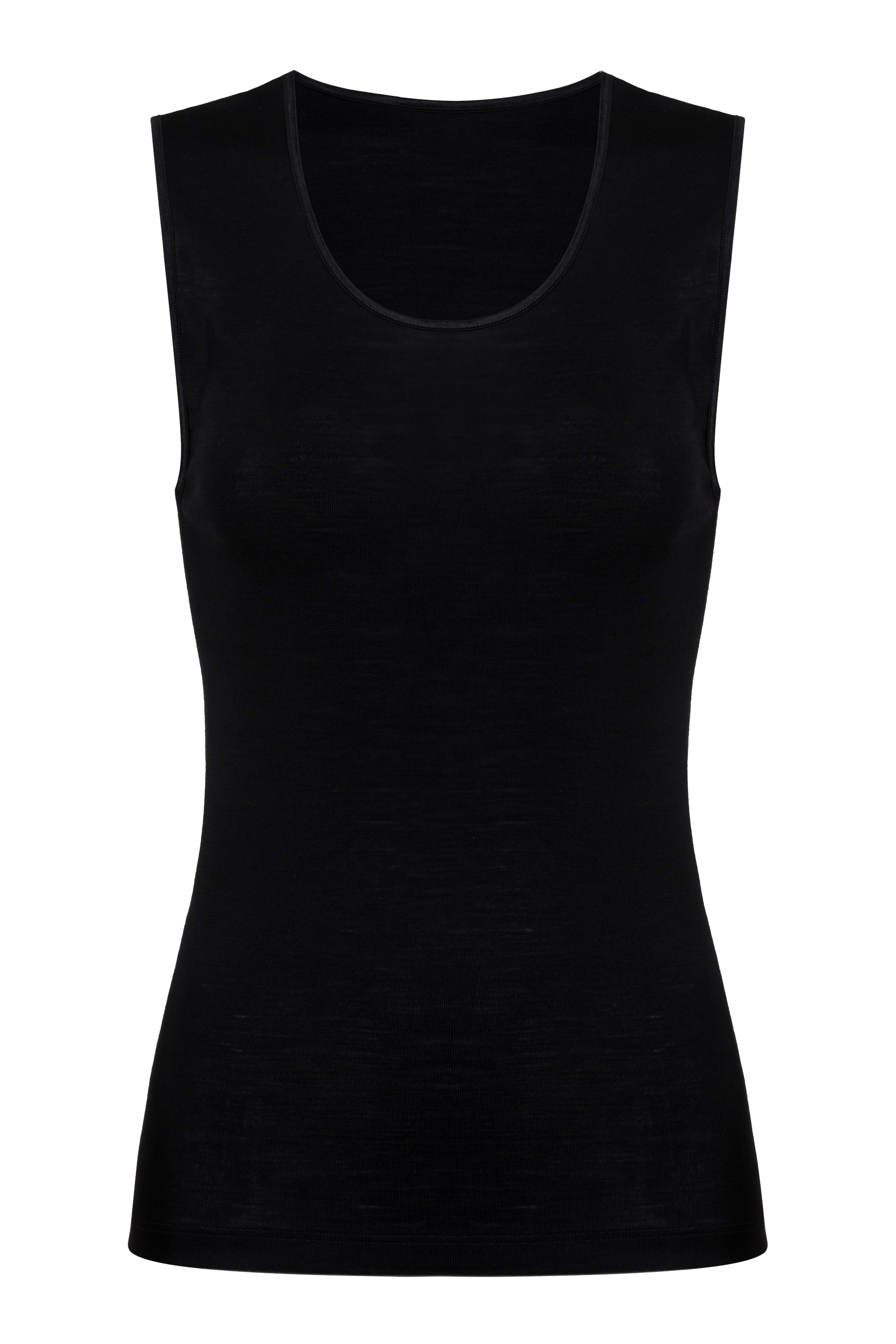 Sleeveless vest Black Serie Exquisite Cut Out | mey®