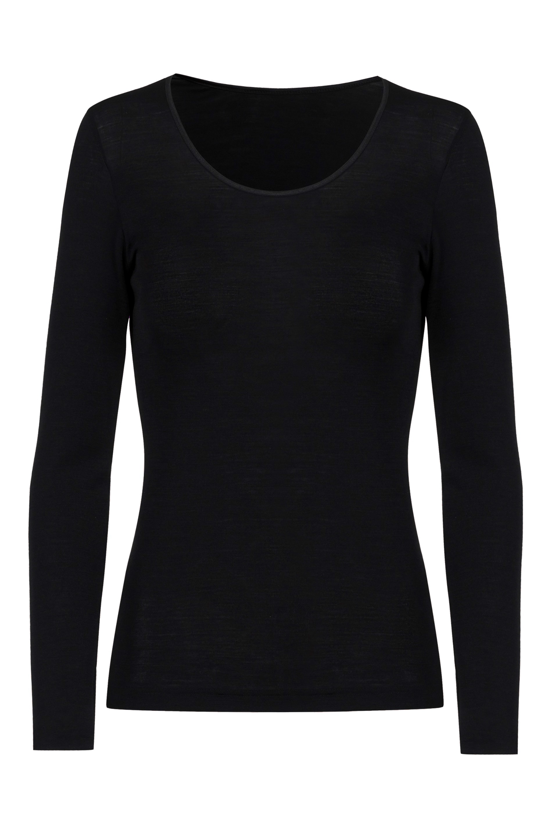 Long-sleeved vest Black Serie Exquisite Cut Out | mey®