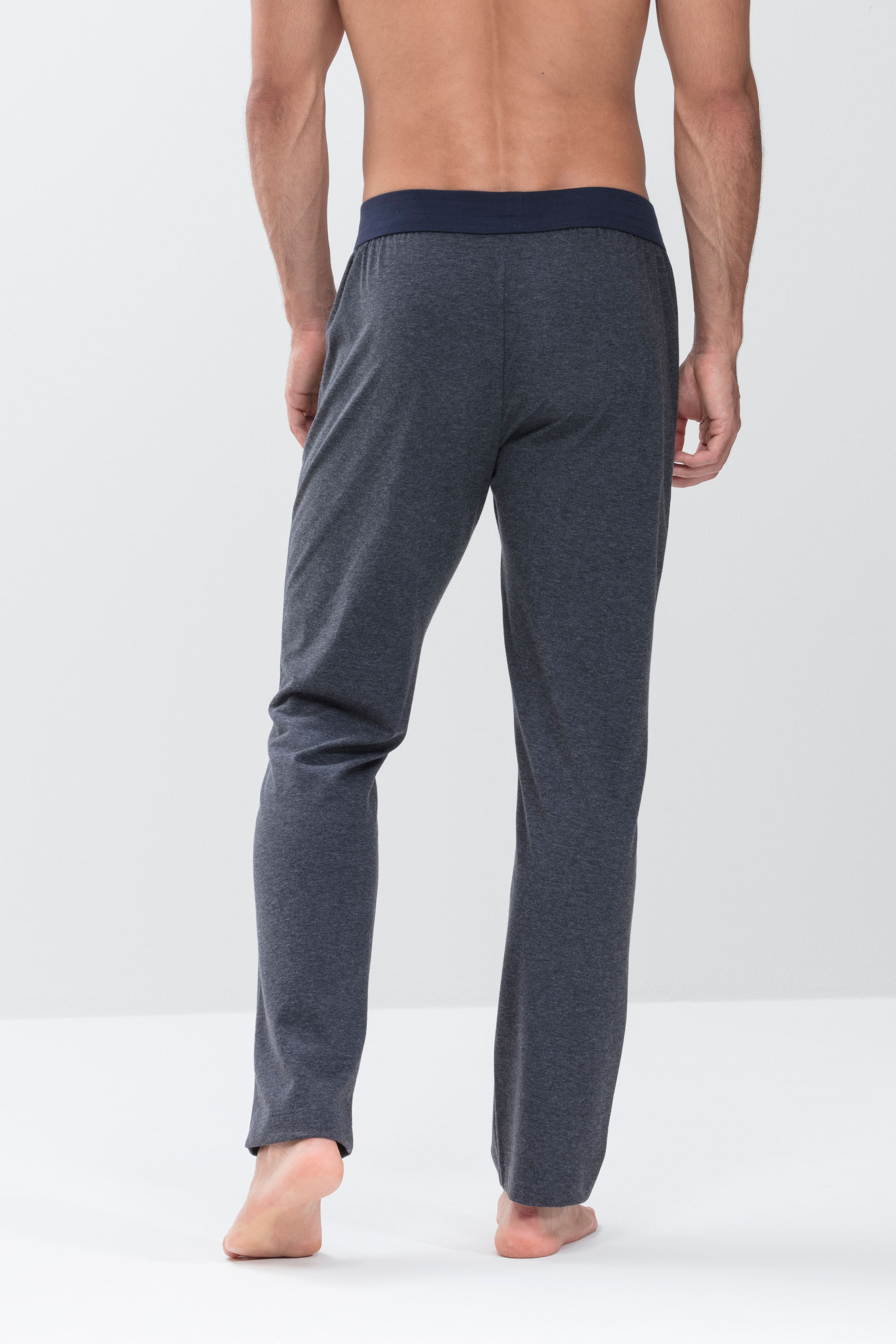 Long-pants Smoke Melange Serie Zzzleepwear Achteraanzicht | mey®