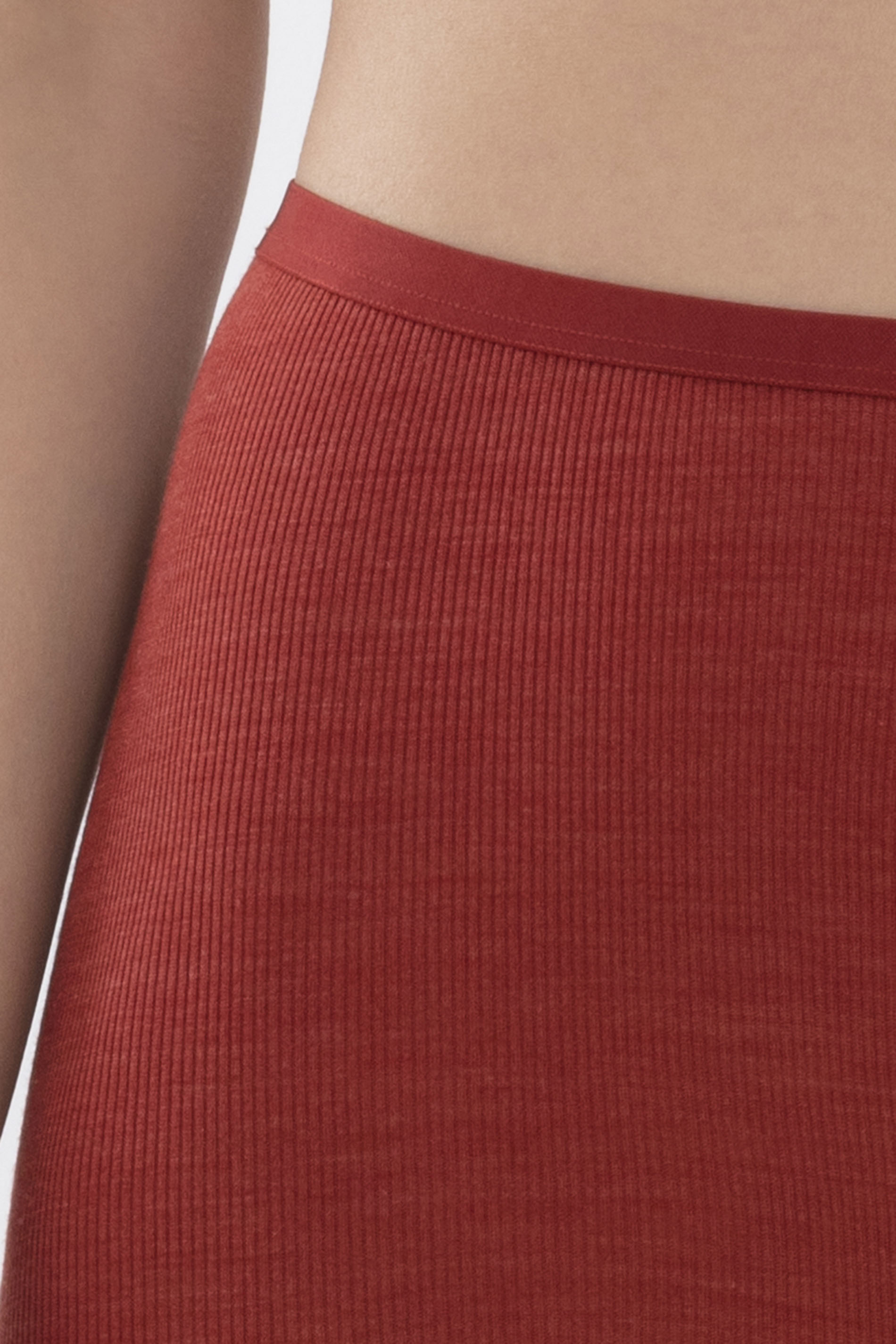 Leggings Red Pepper Serie Silk Rib Wool Detail View 01 | mey®
