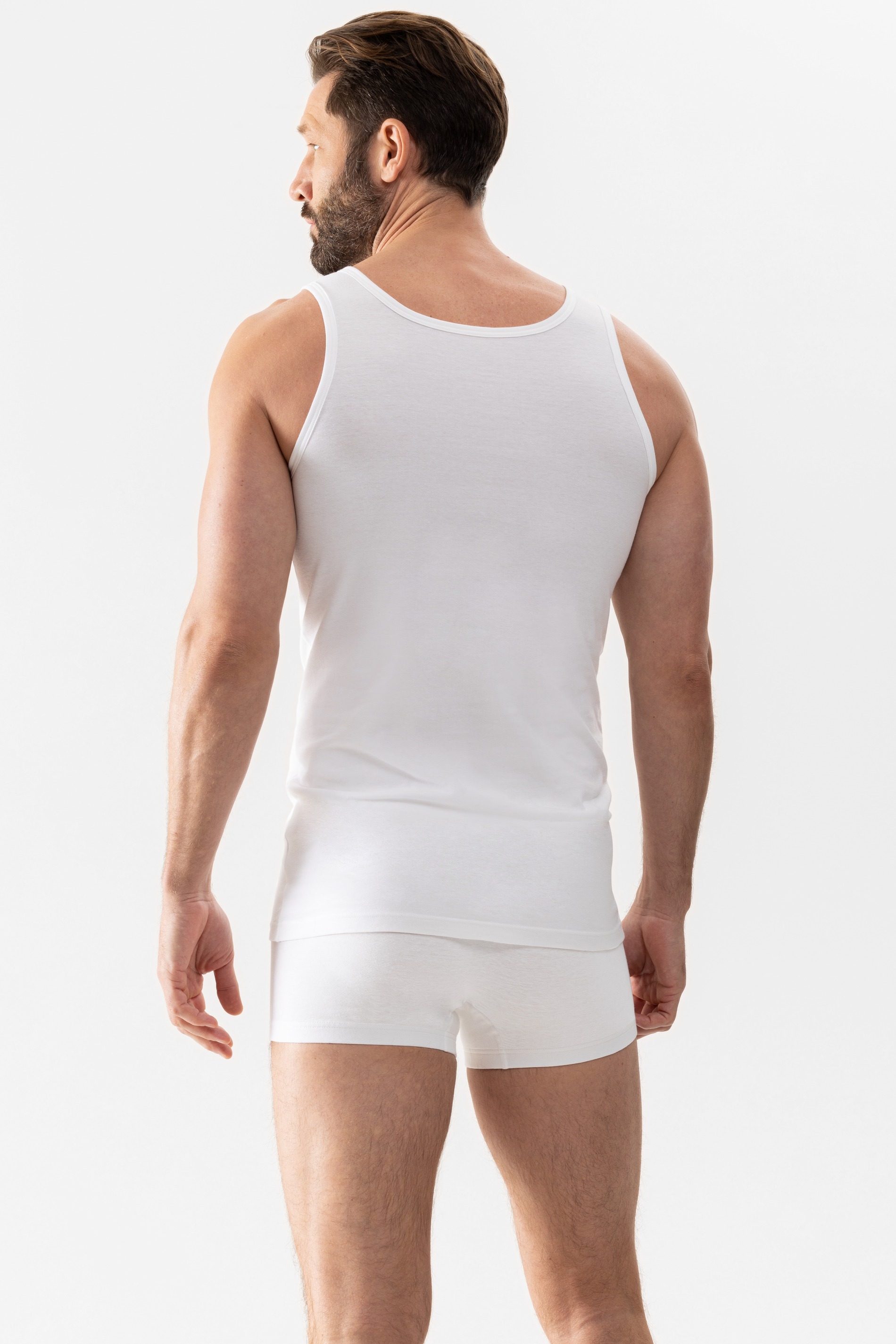 Athletic shirt White RE:THINK Rear View | mey®