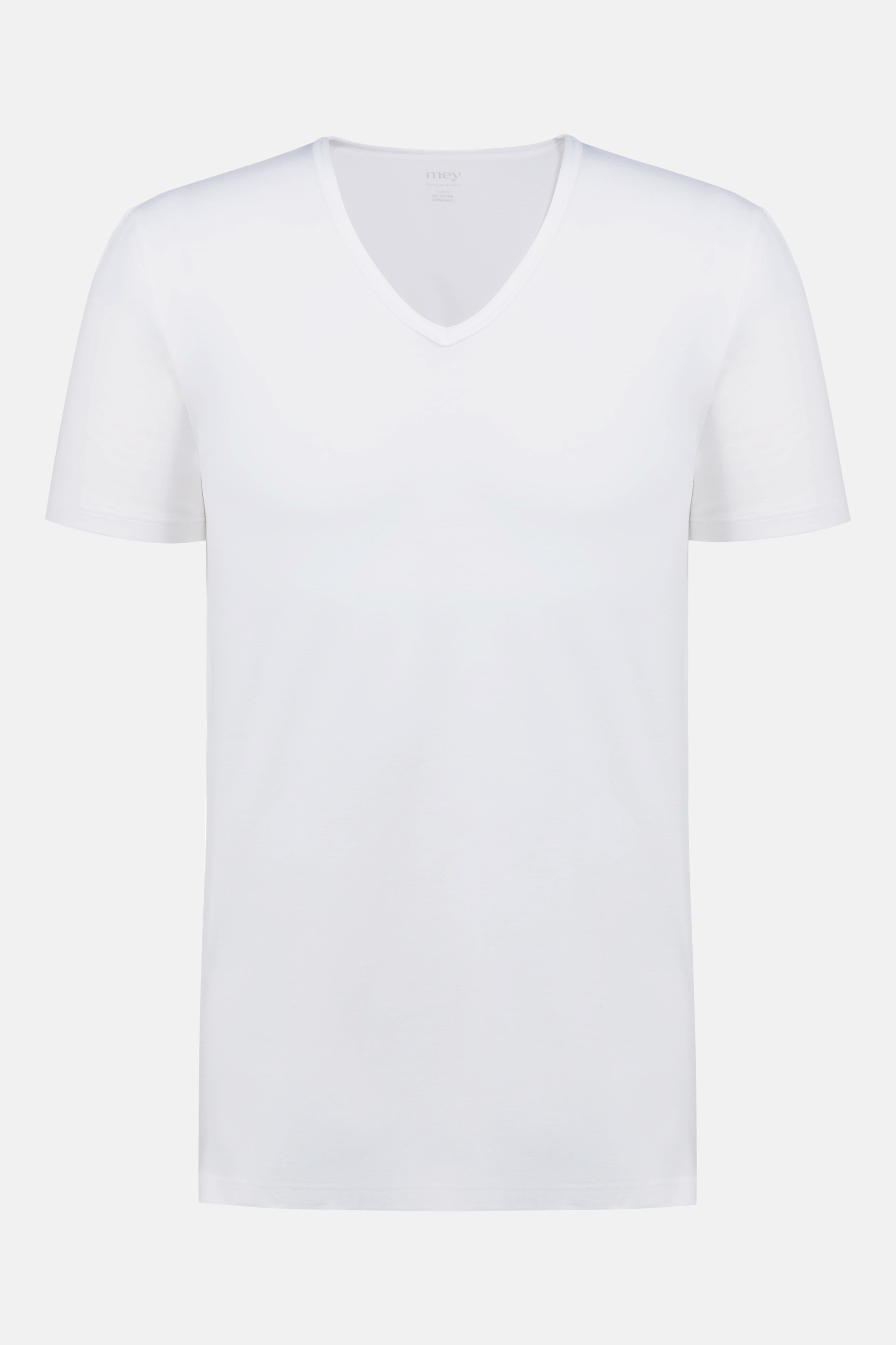 V neck shirt White RE:THINK Cut Out | mey®