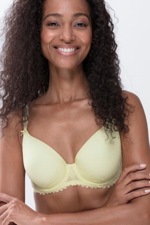 Spacer bra | Full Cup Pale Lime Serie Fabulous Front View | mey®